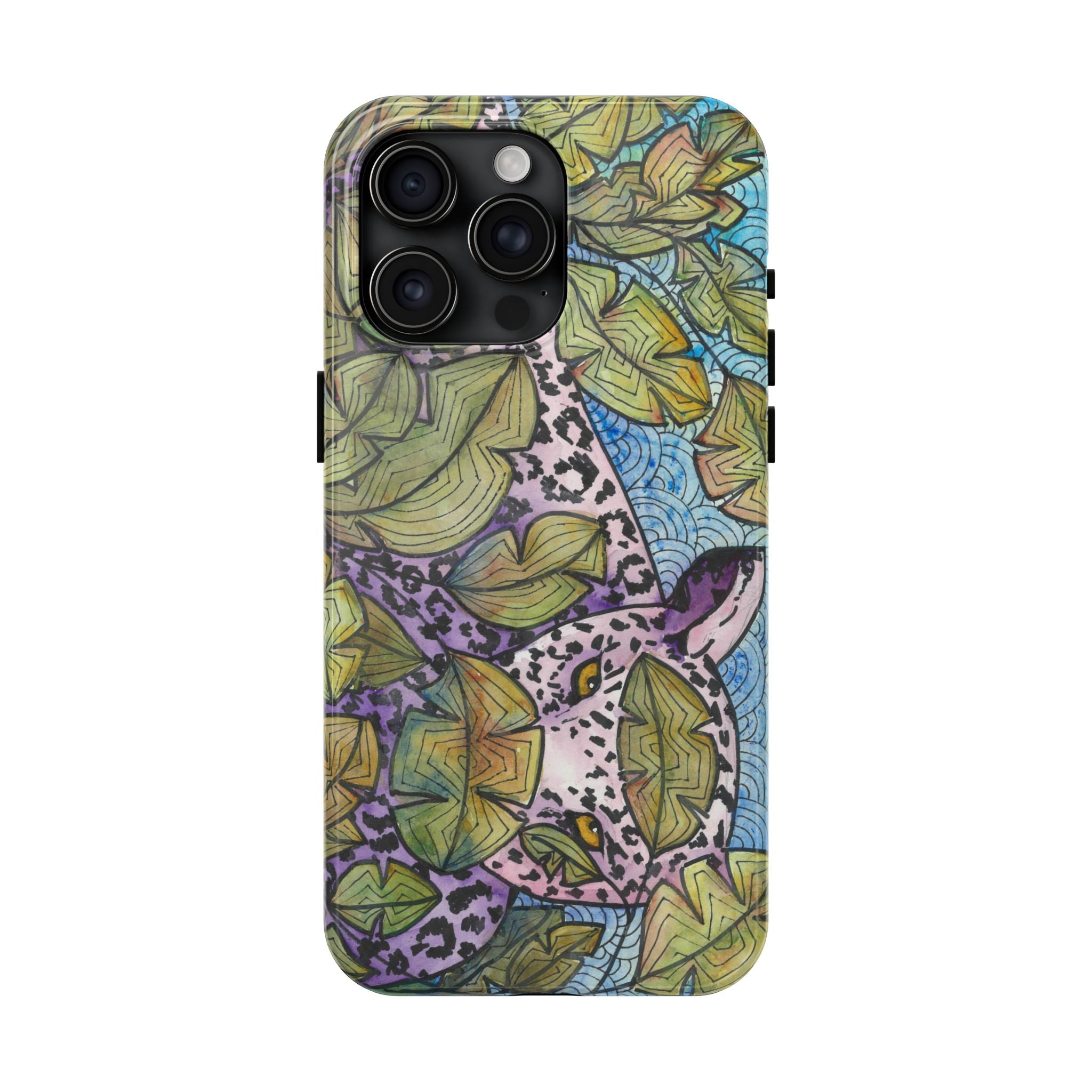 Tough Phone Case - All iPhones and Samsung Galaxys - Exciting Abstract Design #76 Purrfect Blend