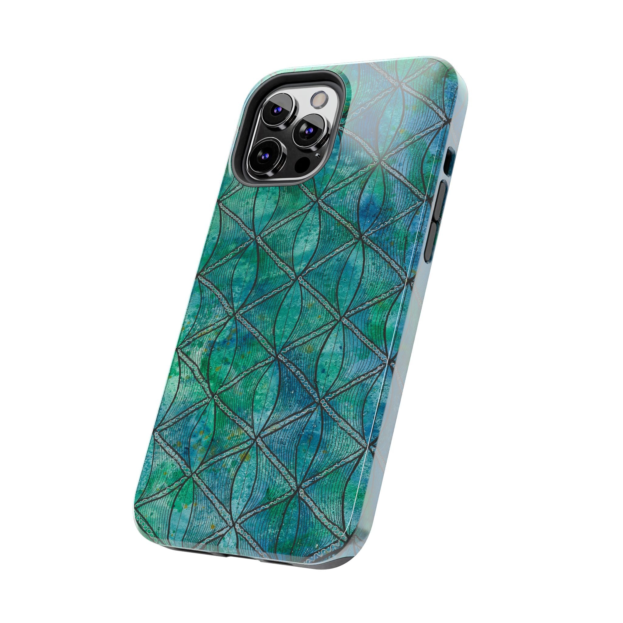Tough Phone Case - All iPhones and Samsung Galaxys - Exciting Abstract Design #58 How's the Serenity