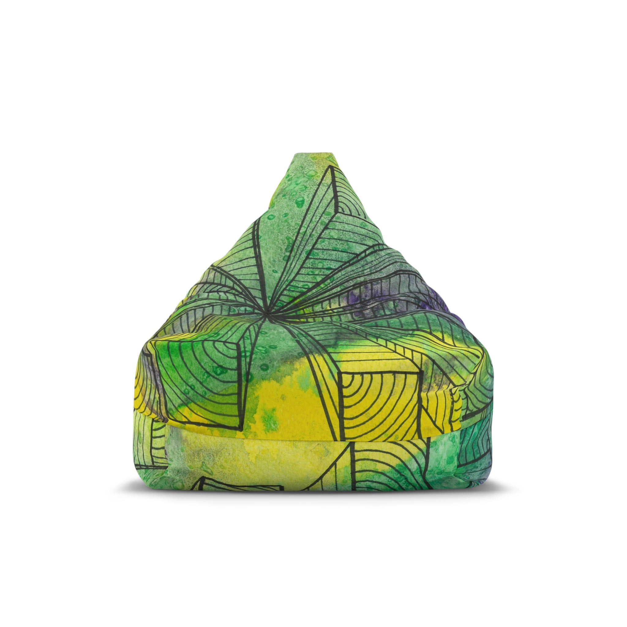 Bean Bag Chair Covers For Indoor & Outdoor - 2 Sizes - Exciting Abstract Design #89 The Wayseers