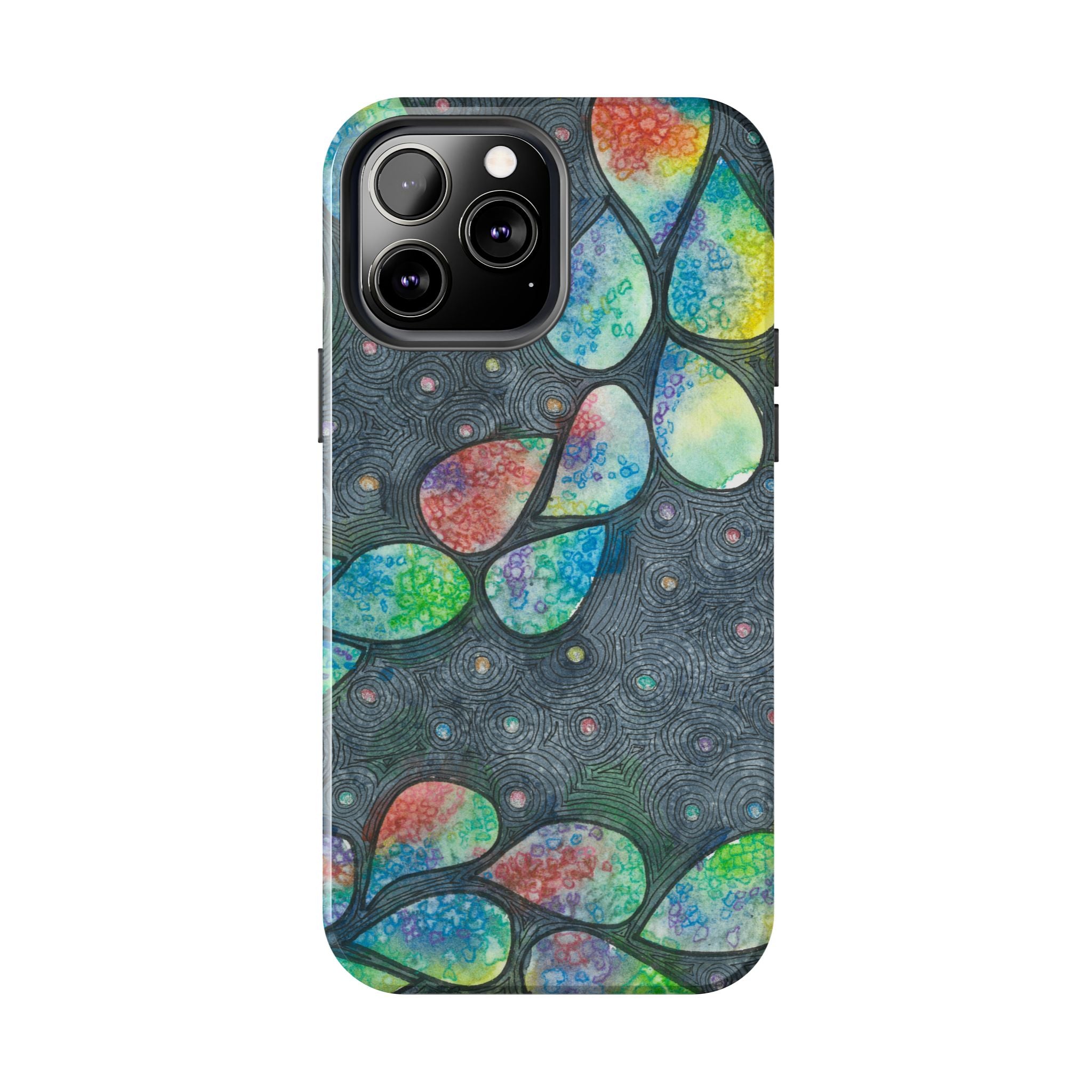 Tough Phone Case - All iPhones and Samsung Galaxys - Exciting Abstract Design #30 Give Us A Minute