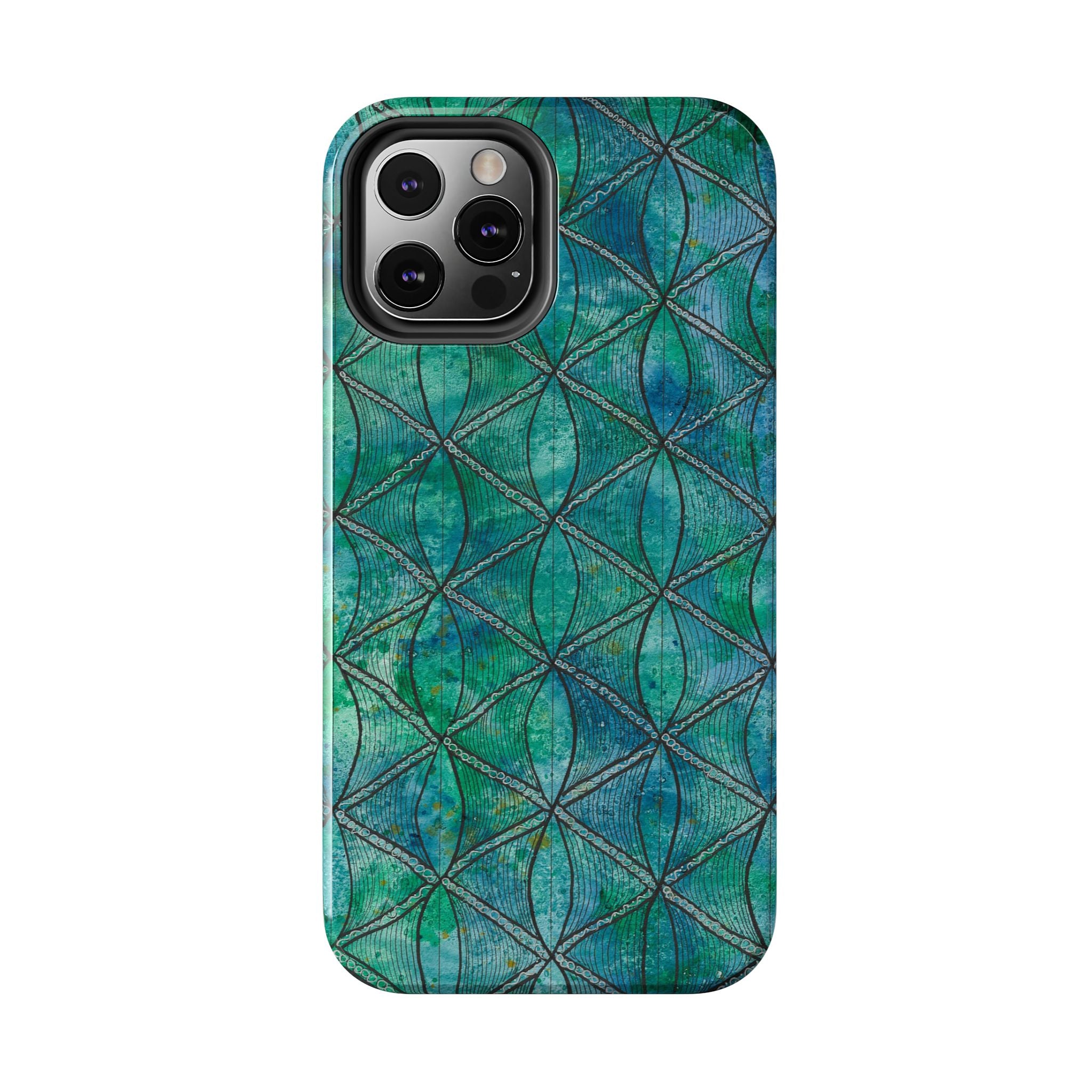 Tough Phone Case - All iPhones and Samsung Galaxys - Exciting Abstract Design #58 How's the Serenity