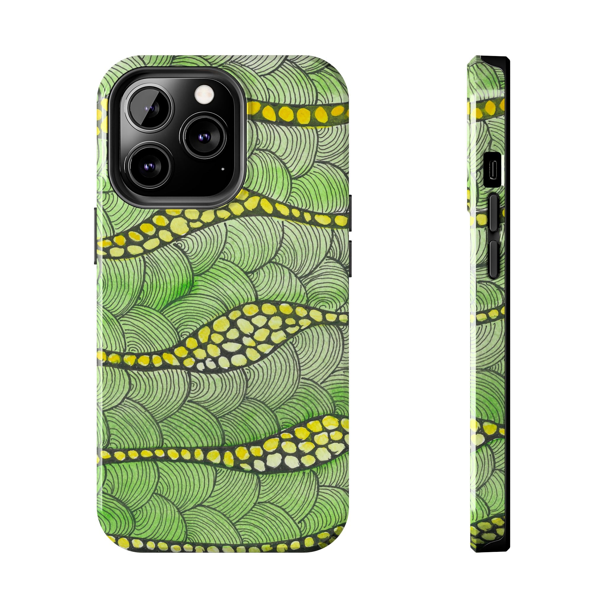 Tough Phone Case - All iPhones and Samsung Galaxys - Exciting Abstract Design #13 Watcha Thinking