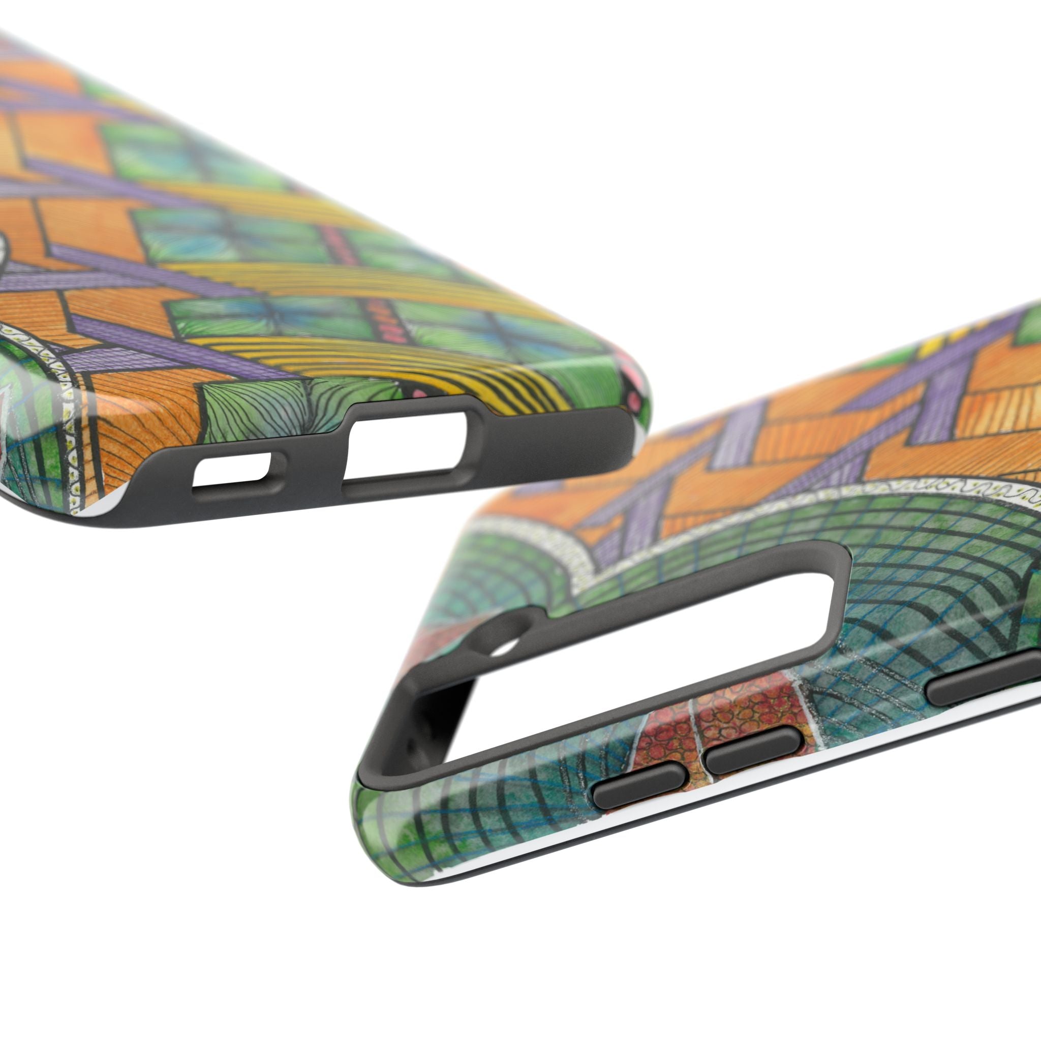 Tough Phone Case - All iPhones and Samsung Galaxys - Exciting Abstract Design #31 T'Eye Land