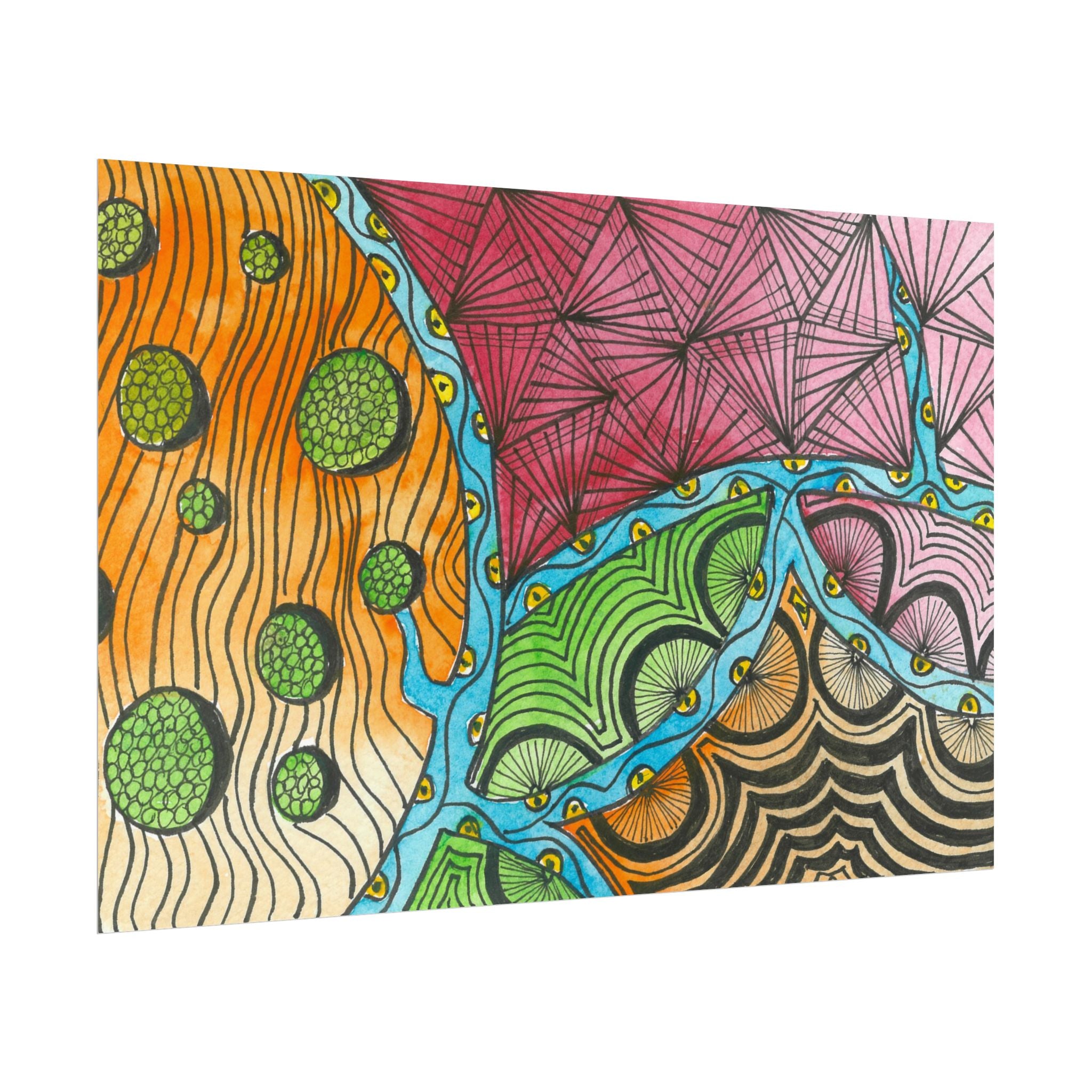 Large Colourful Wall Art, Posters & Prints, For Office, Bedroom or Living Room, or Special Gift #11 Today's The Day