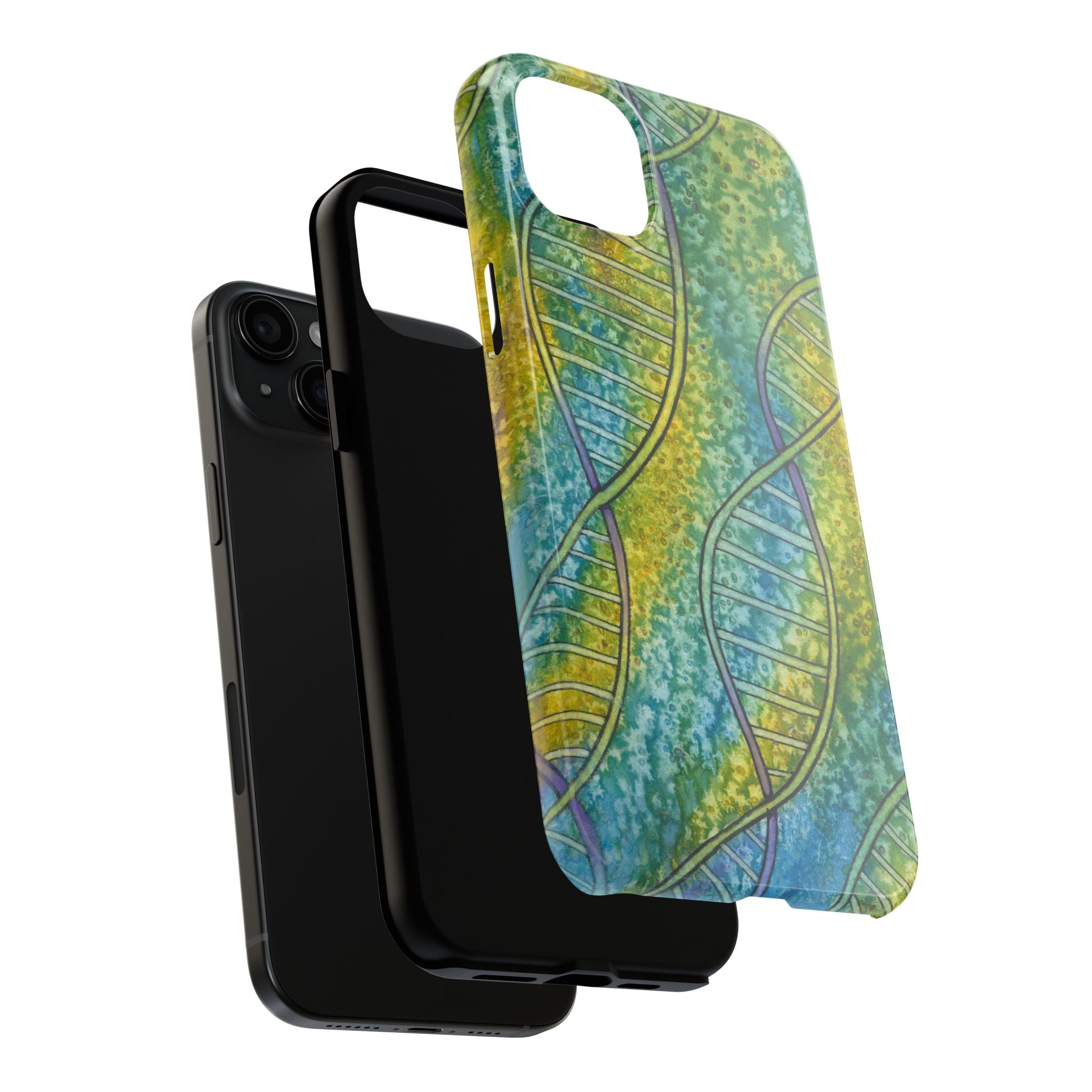 Tough Phone Case - All iPhones and Samsung Galaxys - Exciting Abstract Design #99 Crop of DNA