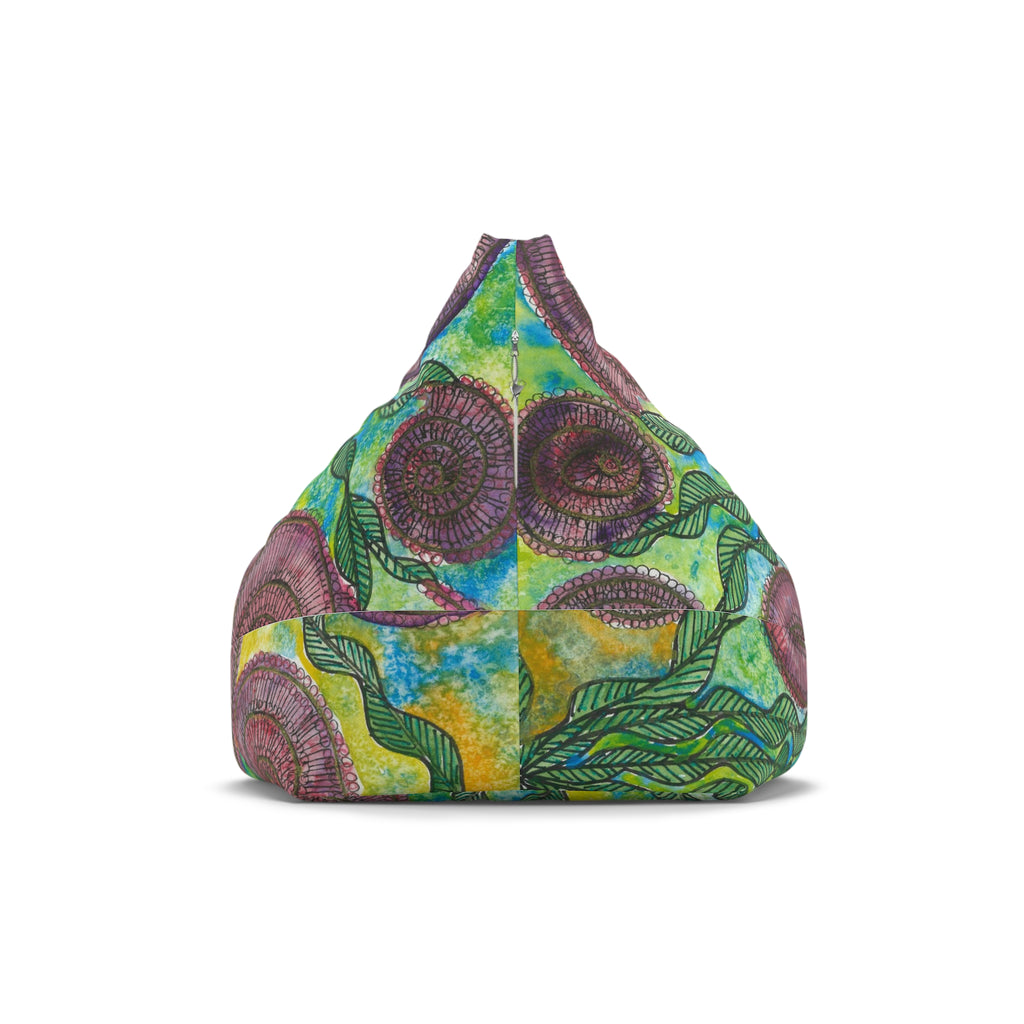 Bean Bag Chair Covers For Indoor & Outdoor - 2 Sizes - Exciting Abstract Design #35 Beetroot To Yourself