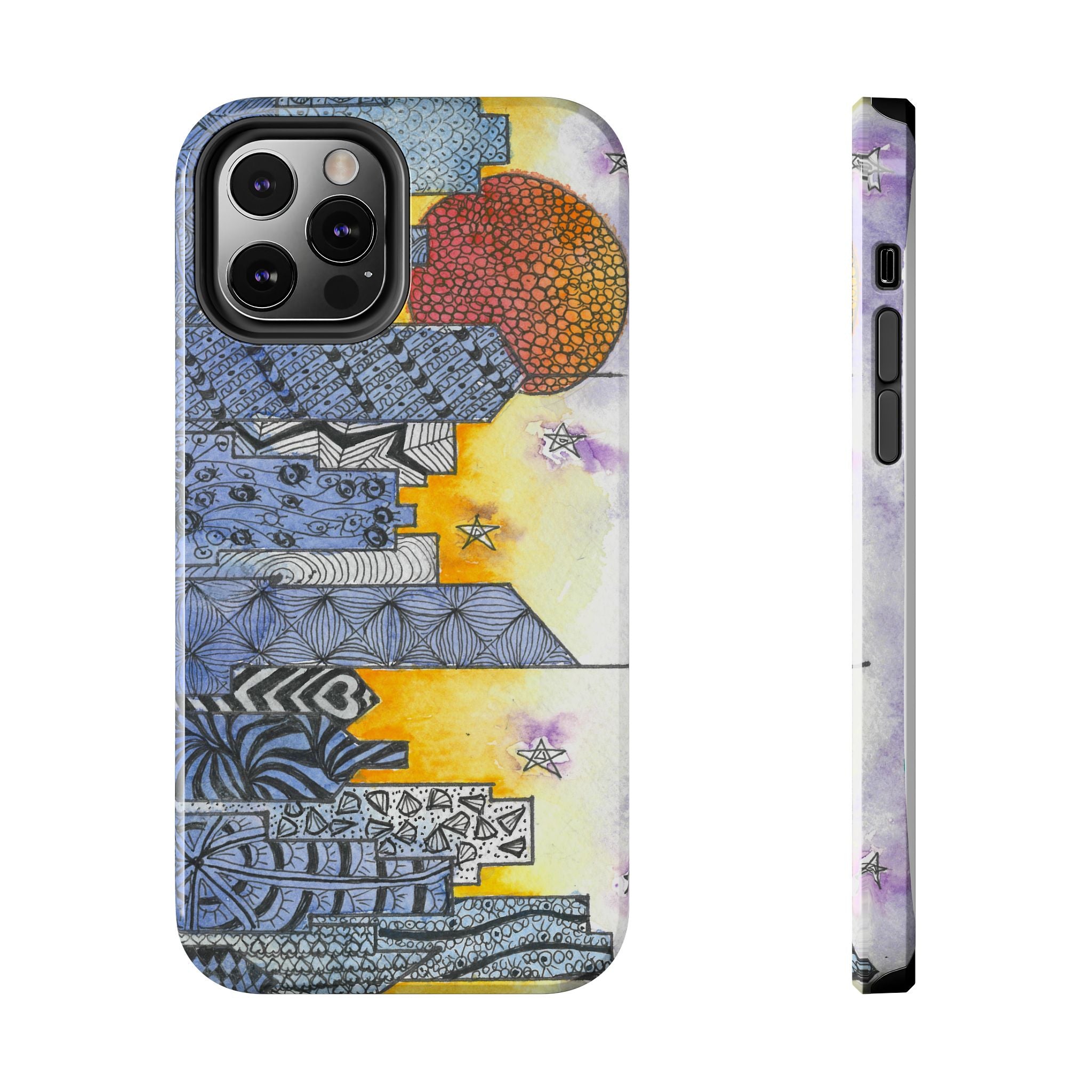 Tough Phone Case - All iPhones and Samsung Galaxys - Exciting Abstract Design #5 In The Shadows