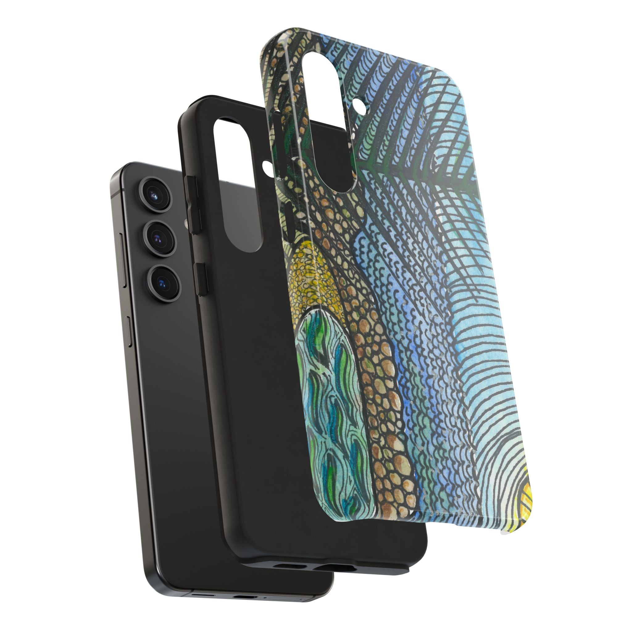 Tough Phone Case - All iPhones and Samsung Galaxys - Exciting Abstract Design #47 Cottesloe