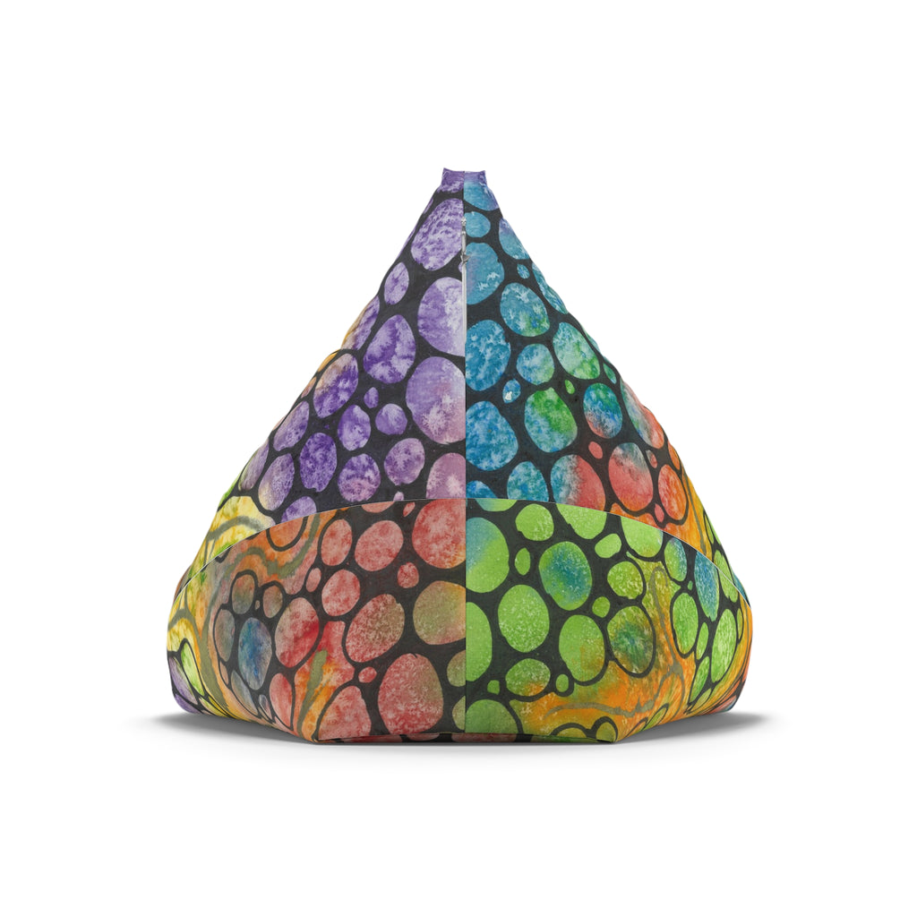 Bean Bag Chair Covers For Indoor & Outdoor - 2 Sizes - Exciting Abstract Design #77 River Of Dreams
