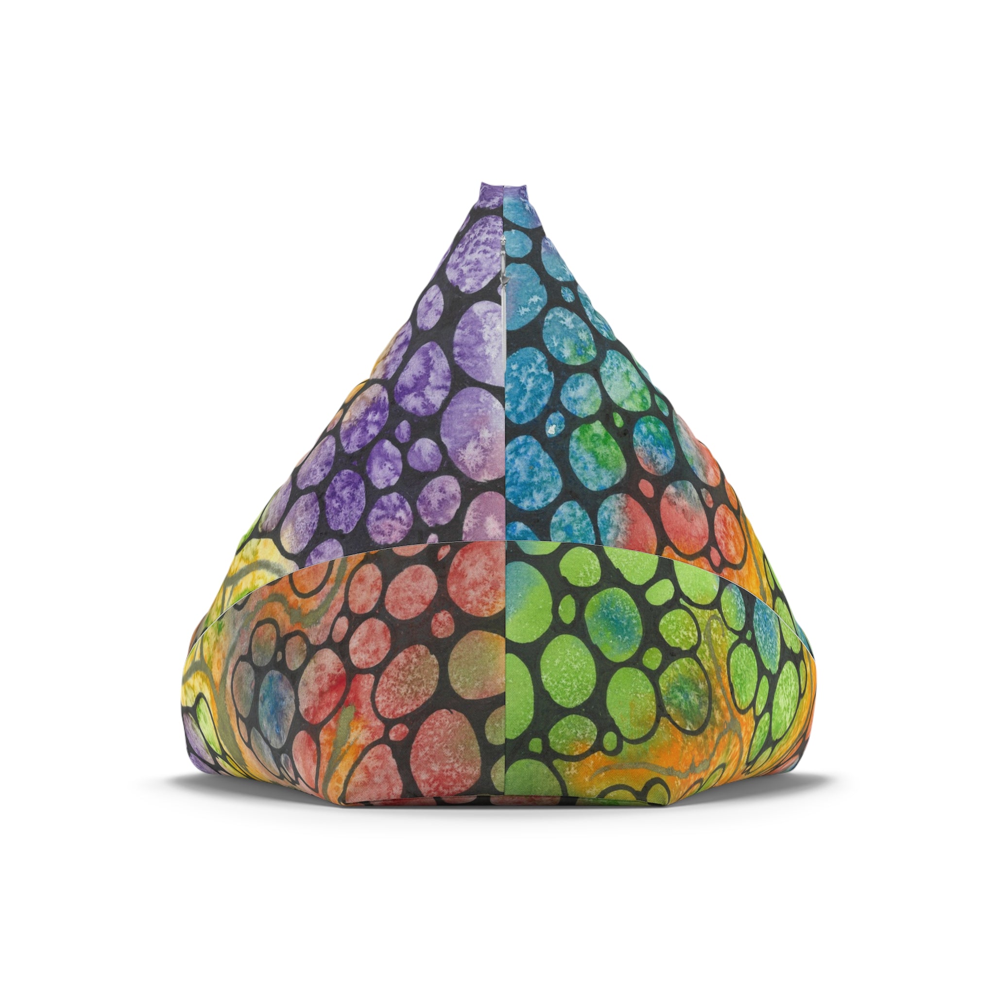 Bean Bag Chair Covers For Indoor & Outdoor - 2 Sizes - Exciting Abstract Design #77 River Of Dreams