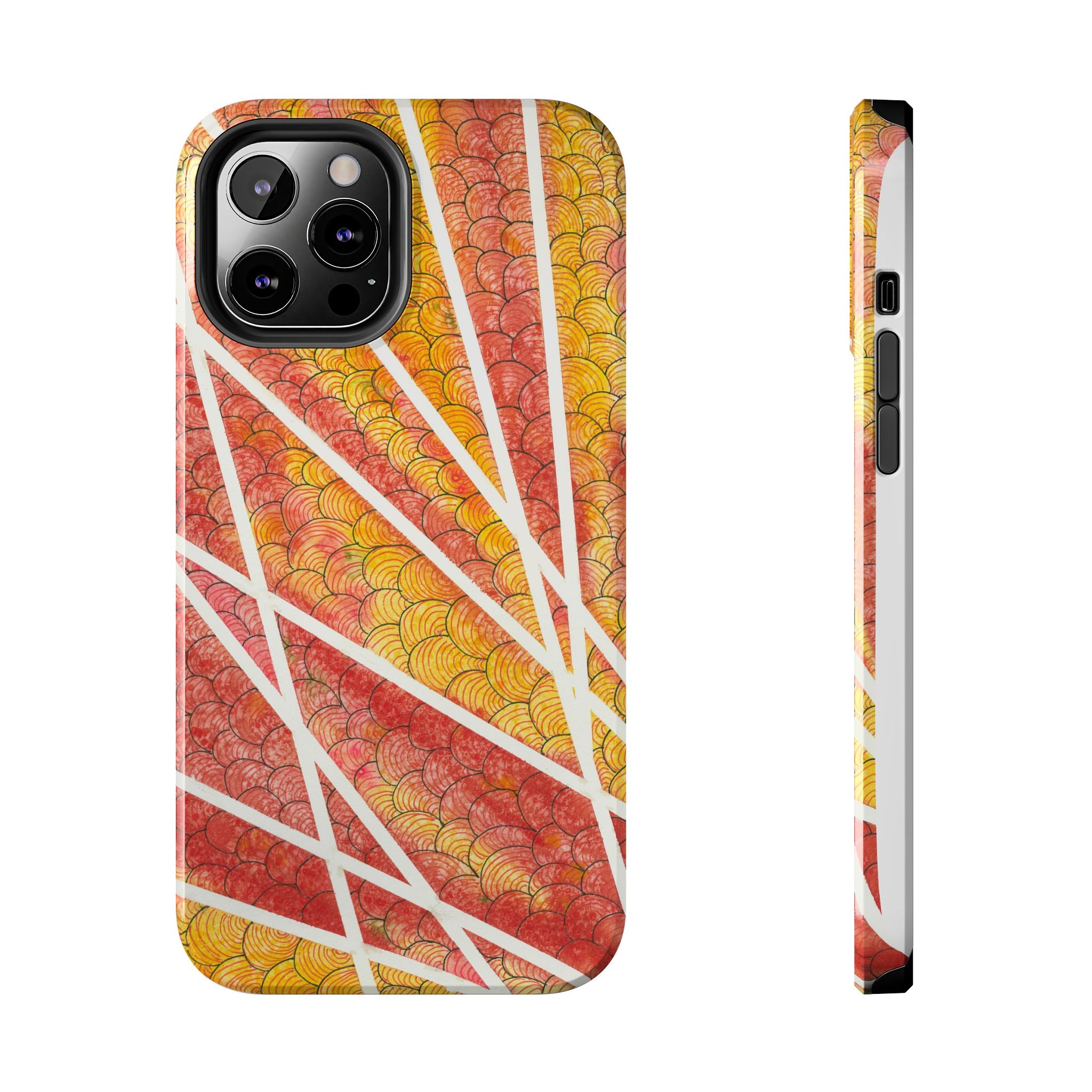 Tough Phone Case - All iPhones and Samsung Galaxys - Exciting Abstract Design #67 Max Mimosa