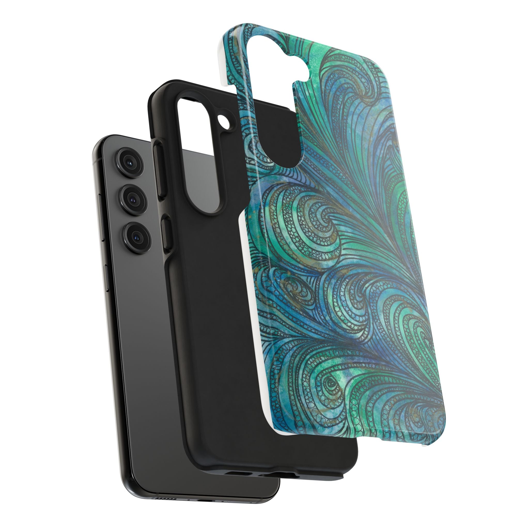 Tough Phone Case - All iPhones and Samsung Galaxys - Exciting Abstract Design #71 Call Of The Sea