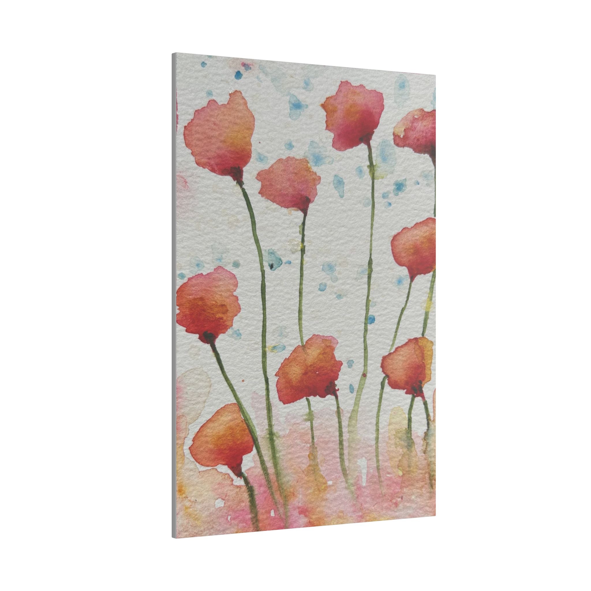 Large Colourful Wall Art, Canvas Prints, For Office, Bedroom or Living Room, or Special Gift #94 Poppies Galore