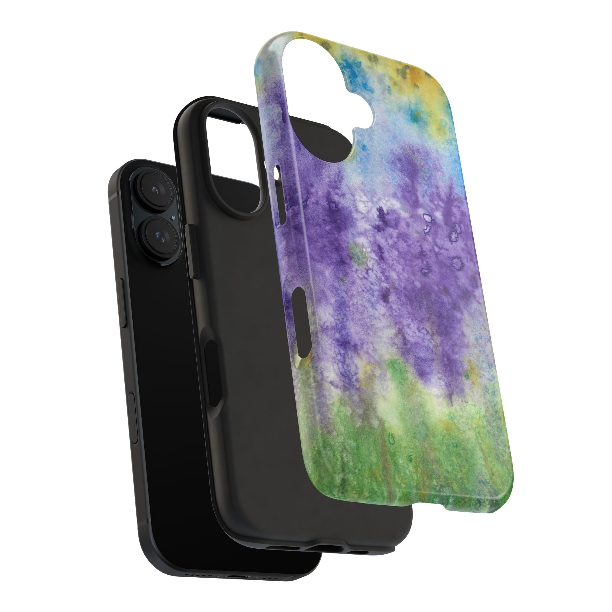 Tough Phone Case - All iPhones and Samsung Galaxys - Exciting Abstract Design #74 Lavender Fields