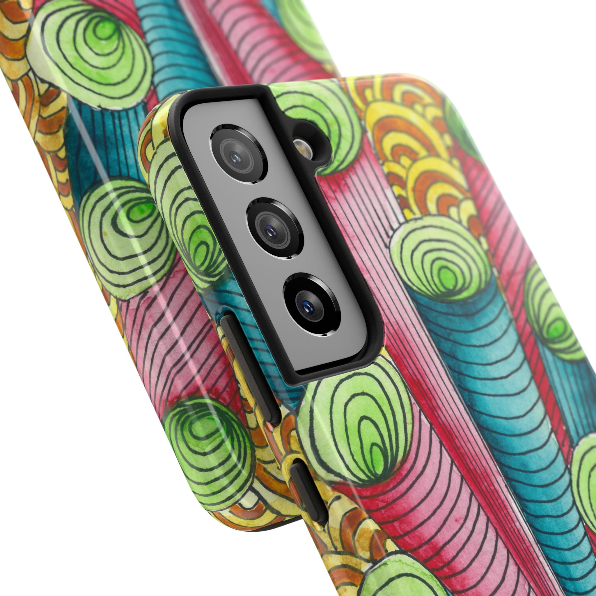 Tough Phone Case - All iPhones and Samsung Galaxys - Exciting Abstract Design #93 On A Mission