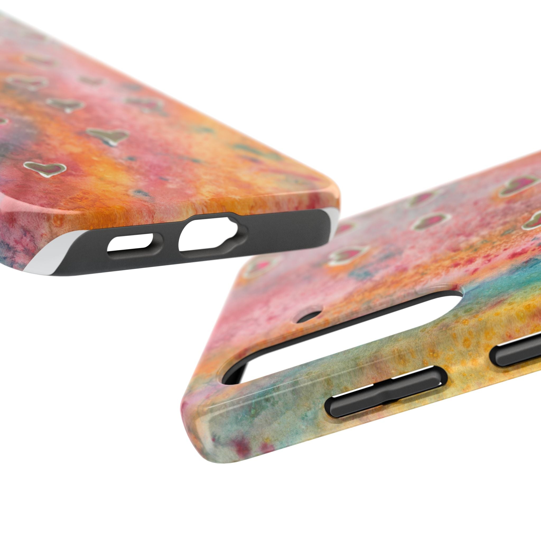 Tough Phone Case - All iPhones and Samsung Galaxys - Exciting Abstract Design #96 Love, Friendship, integrity