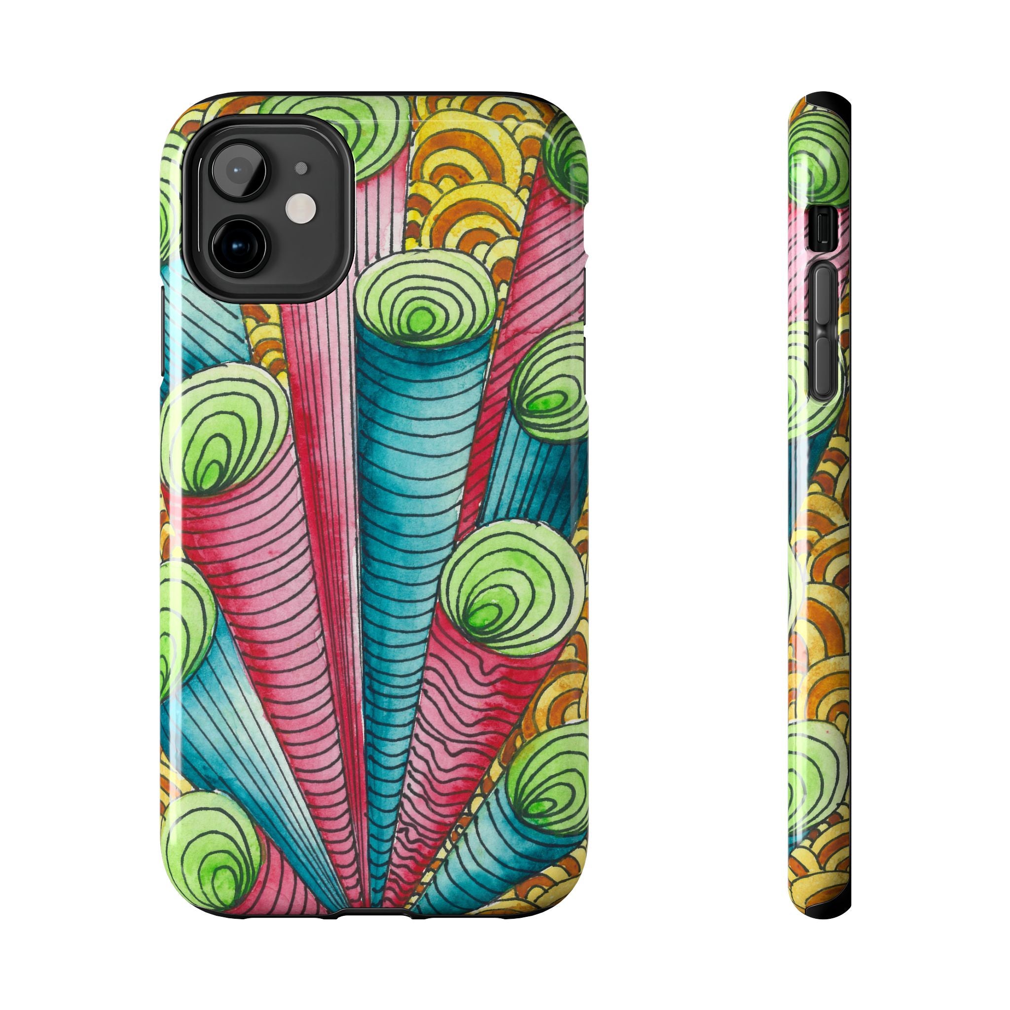 Tough Phone Case - All iPhones and Samsung Galaxys - Exciting Abstract Design #93 On A Mission