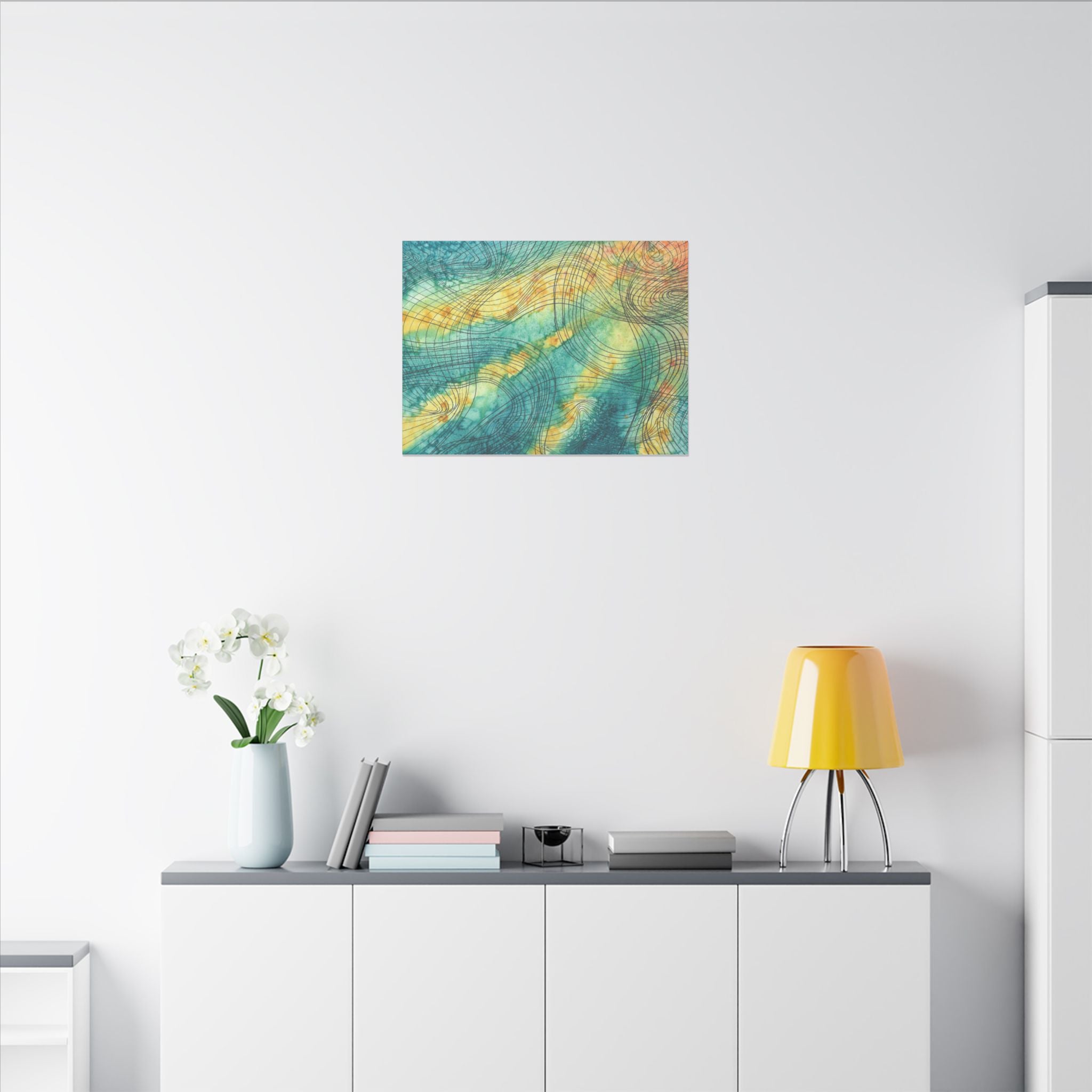 Large Colourful Wall Art, Canvas Prints, For Office, Bedroom or Living Room, or Special Gift #81 The Only Way Is Up