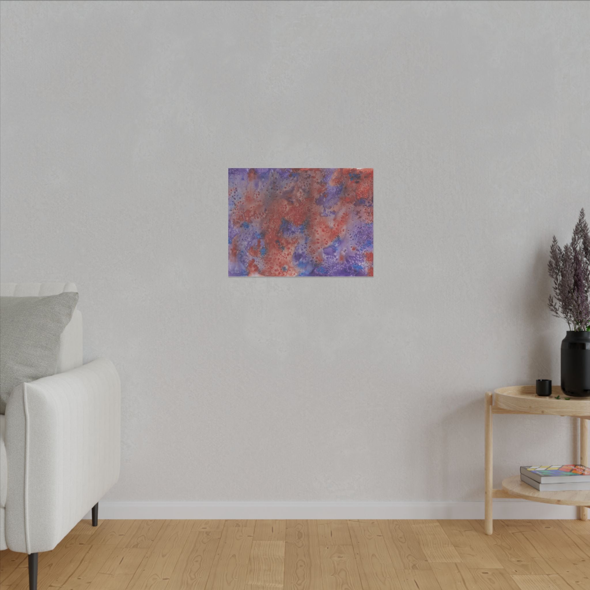 Large Colourful Wall Art, Canvas Prints, For Office, Bedroom or Living Room, or Special Gift #51 In The Beginning