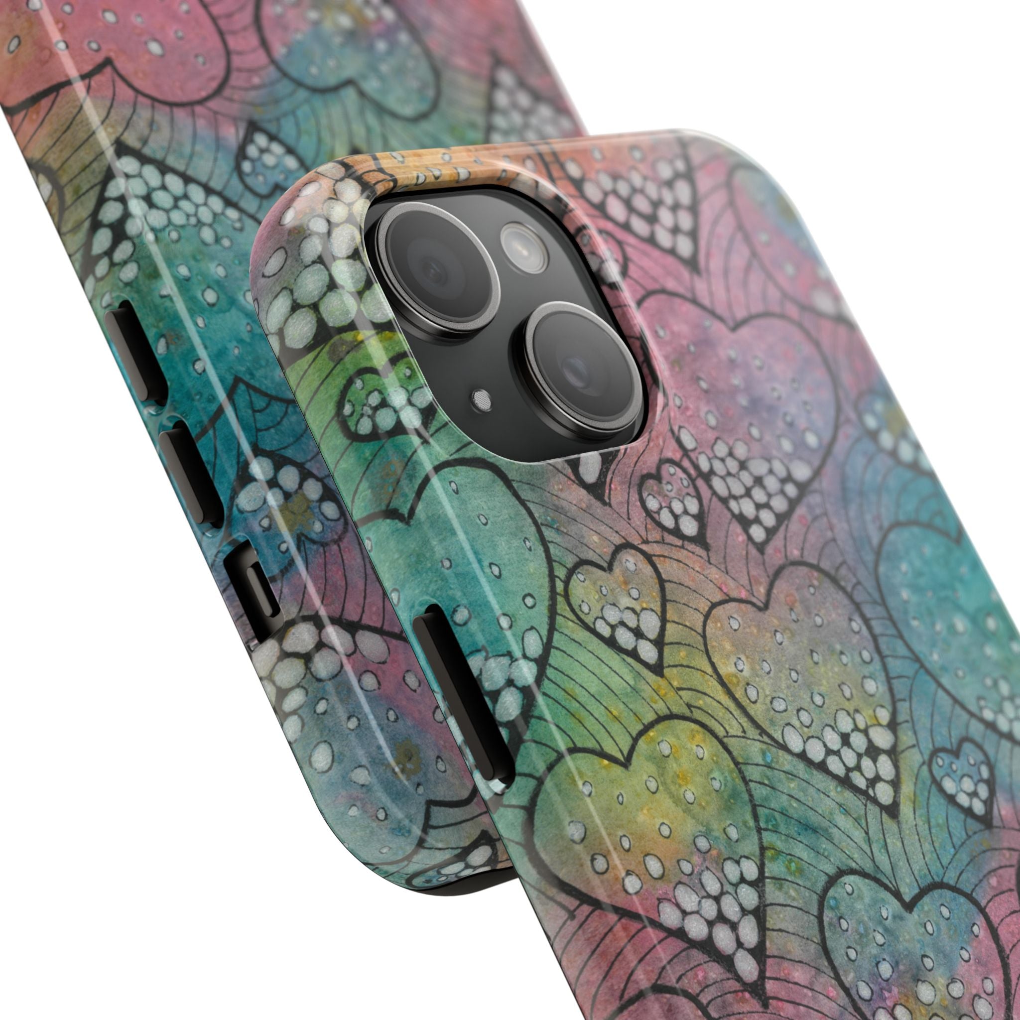 Tough Phone Case - All iPhones and Samsung Galaxys - Exciting Abstract Design #97 What's Love Got To Do With It