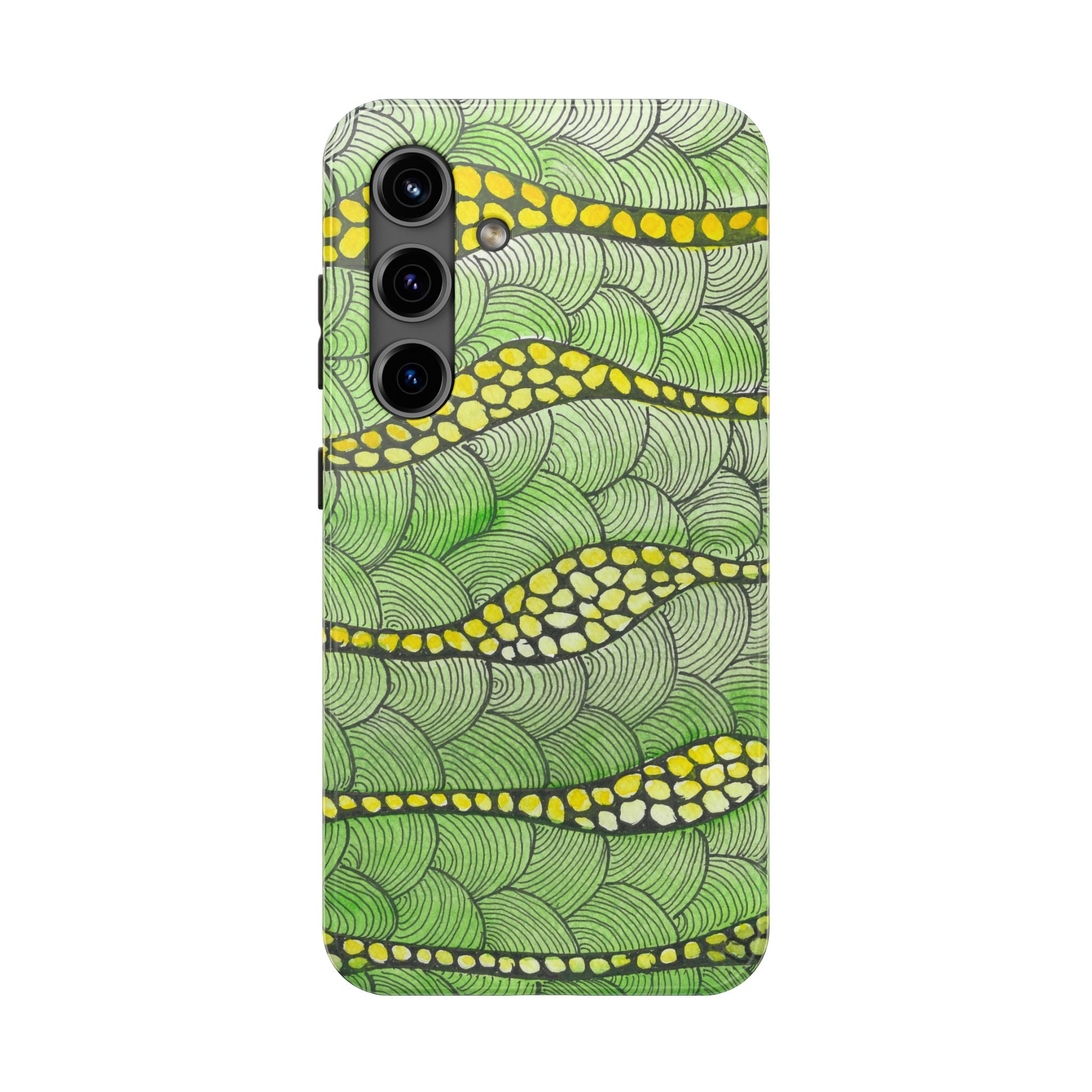 Tough Phone Case - All iPhones and Samsung Galaxys - Exciting Abstract Design #13 Watcha Thinking
