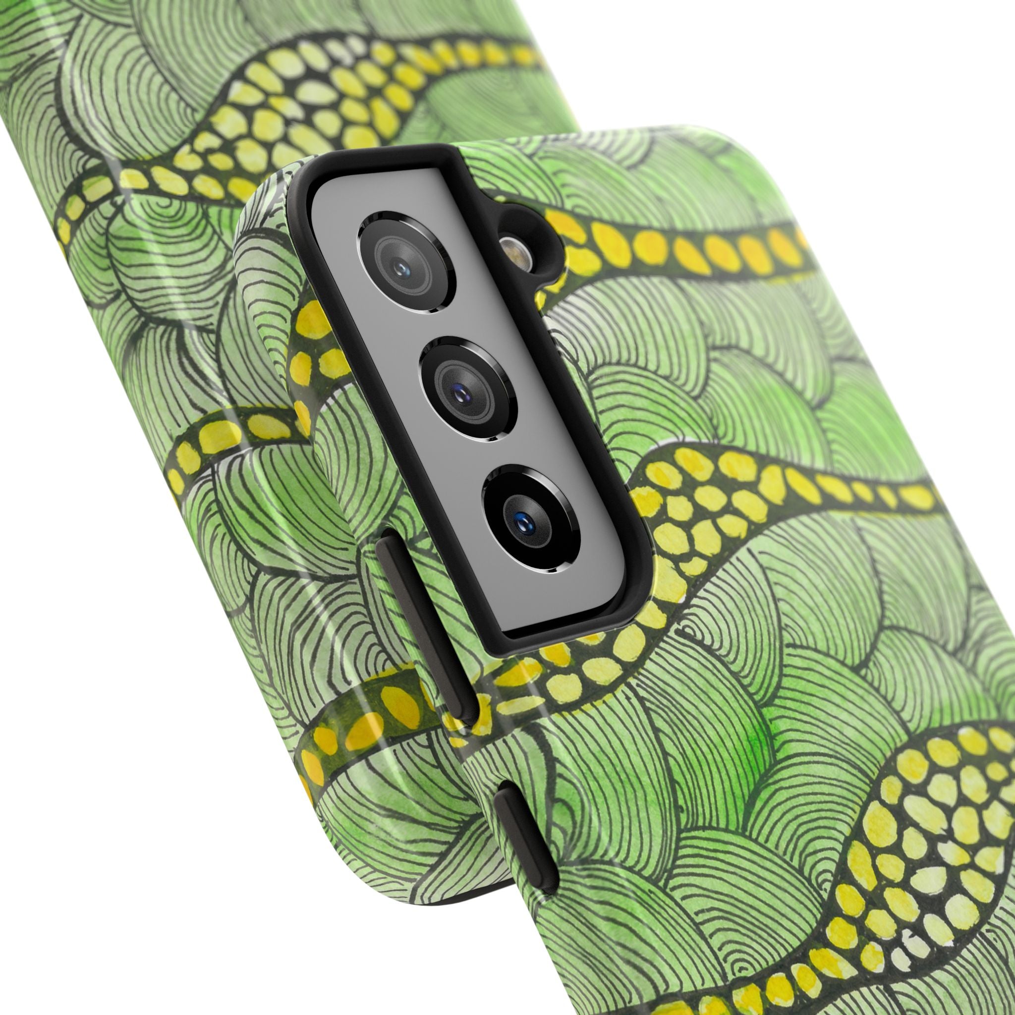 Tough Phone Case - All iPhones and Samsung Galaxys - Exciting Abstract Design #13 Watcha Thinking