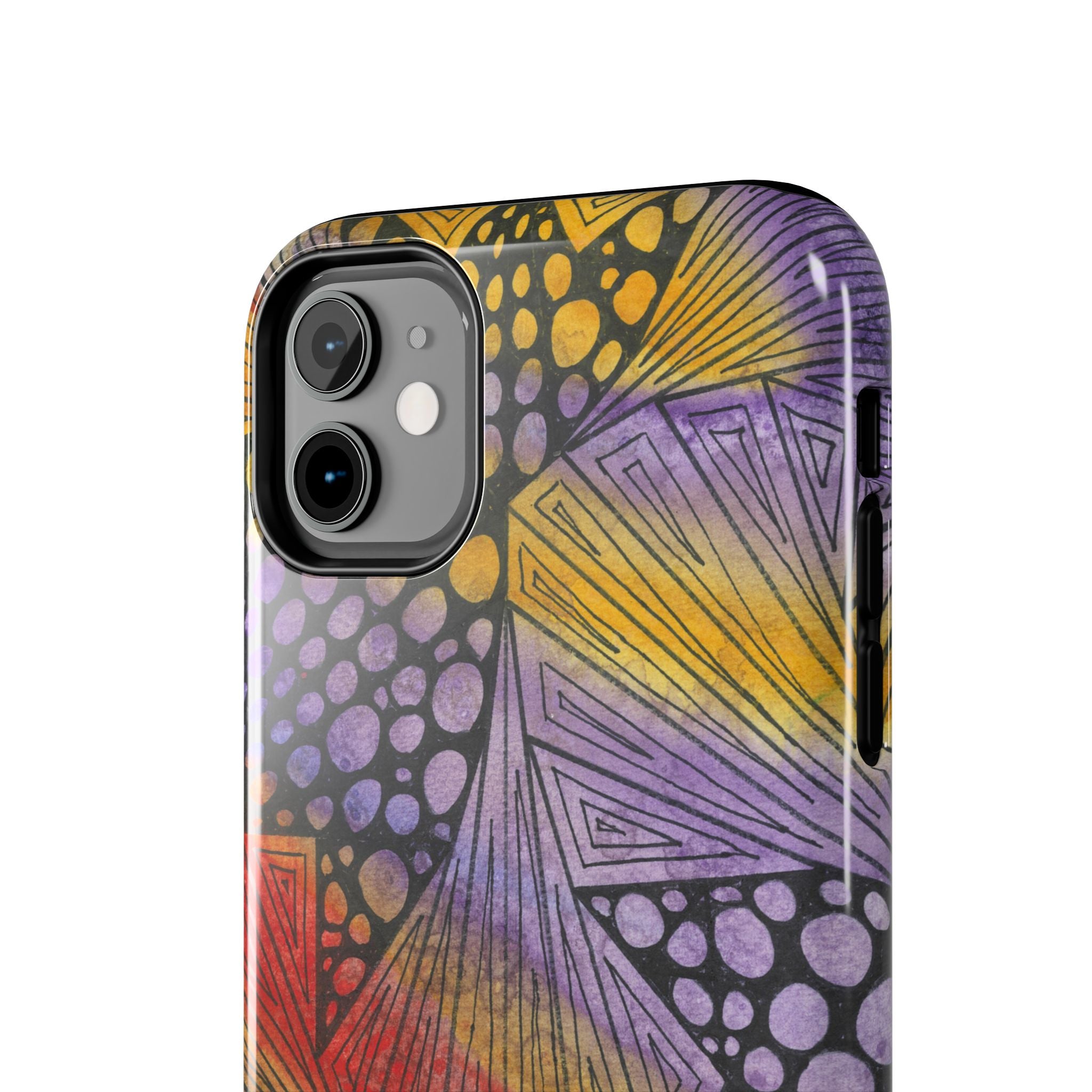 Tough Phone Case - All iPhones and Samsung Galaxys - Exciting Abstract Design #82 Fighting Delusions