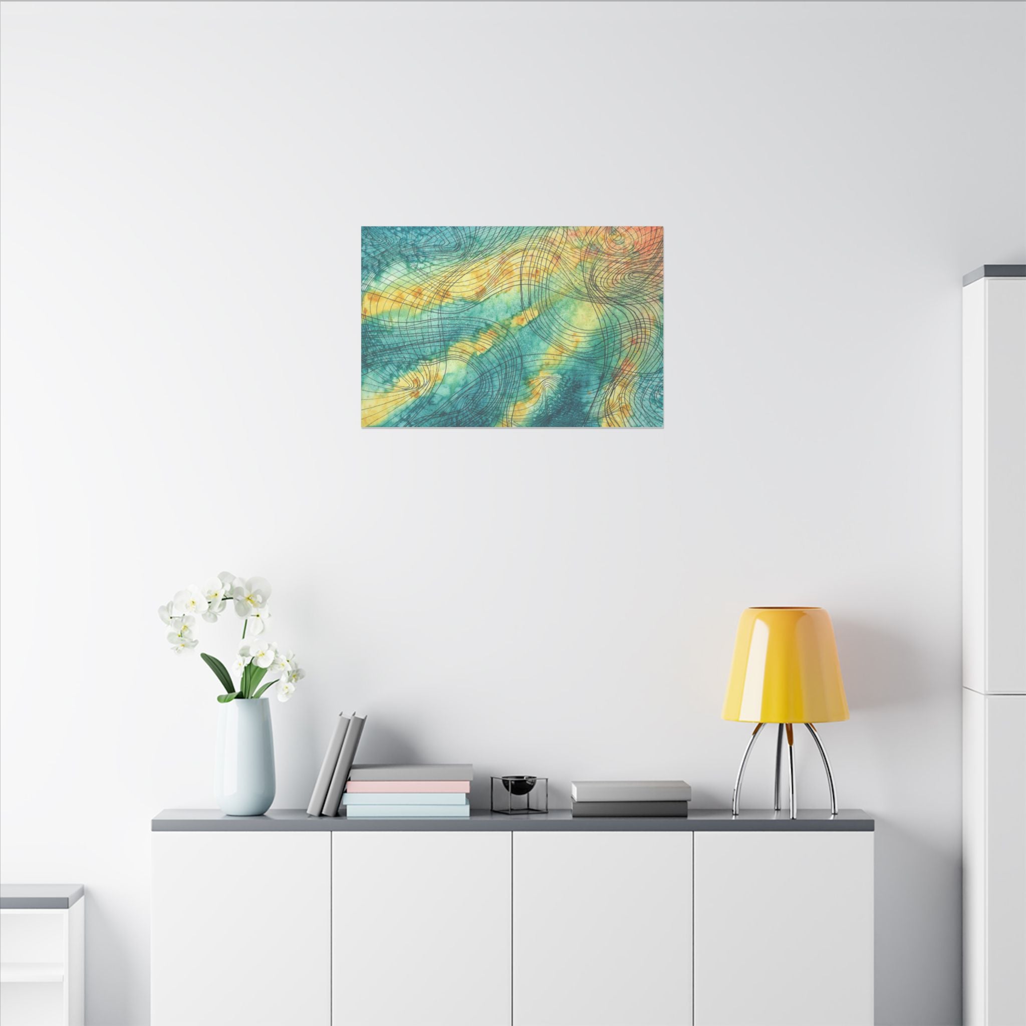 Large Colourful Wall Art, Canvas Prints, For Office, Bedroom or Living Room, or Special Gift #81 The Only Way Is Up