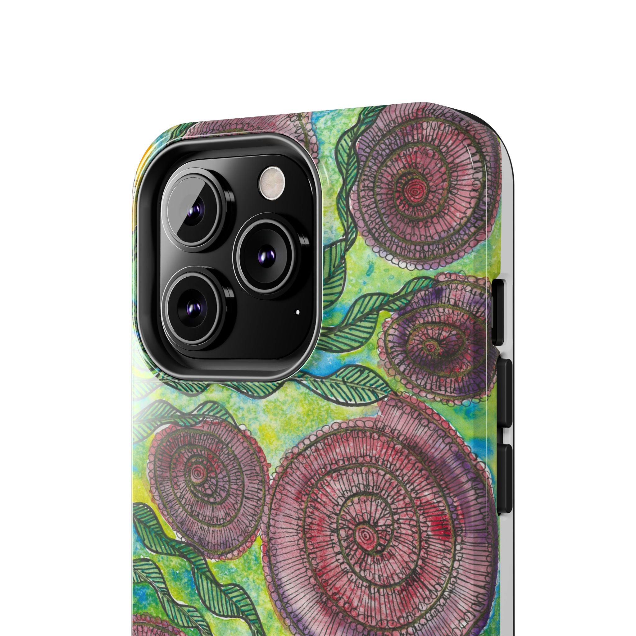 Tough Phone Case - All iPhones and Samsung Galaxys - Exciting Abstract Design #35 Beetroot To Yourself
