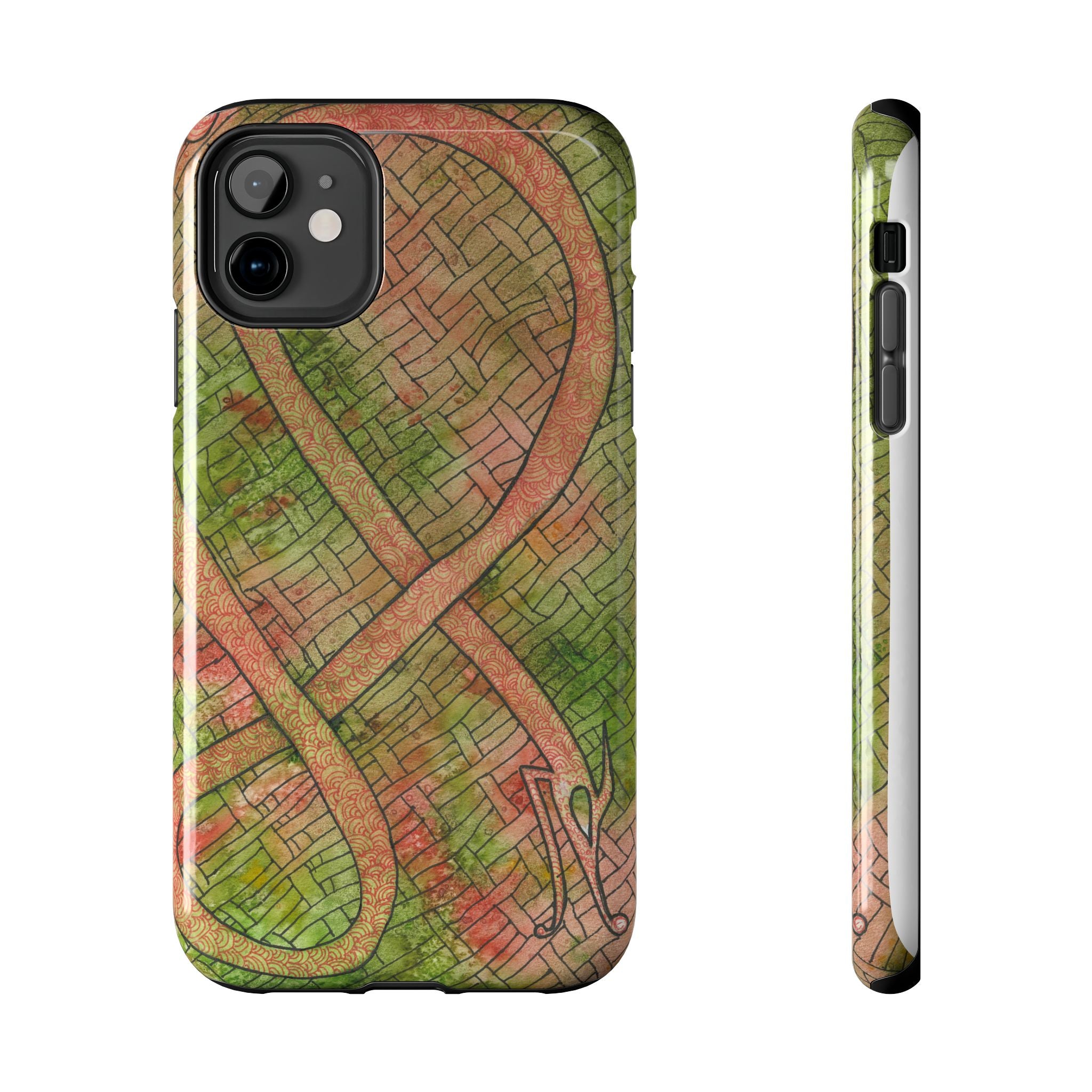 Tough Phone Case - All iPhones and Samsung Galaxys - Exciting Abstract Design #57 Celtic Flavours