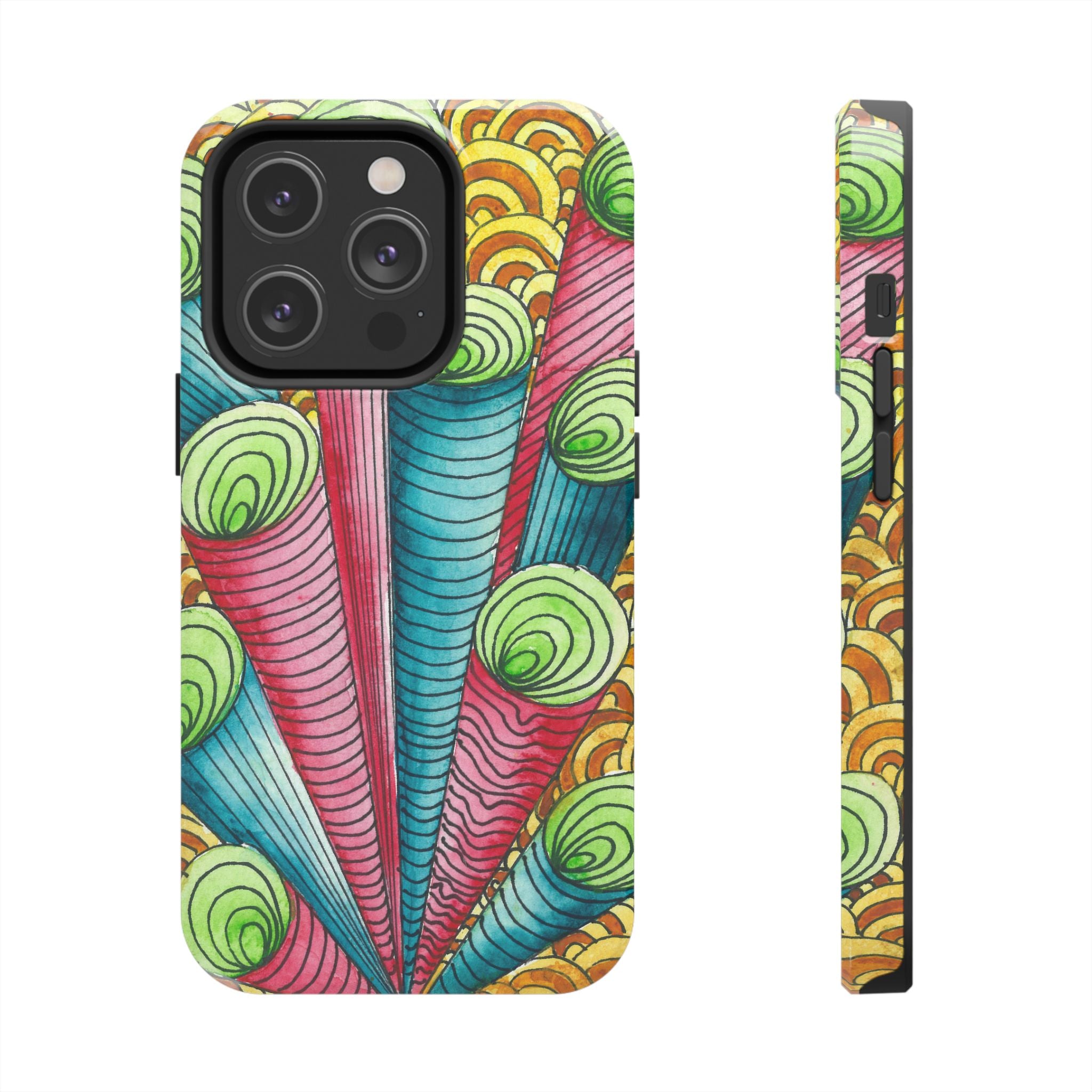 Tough Phone Case - All iPhones and Samsung Galaxys - Exciting Abstract Design #93 On A Mission