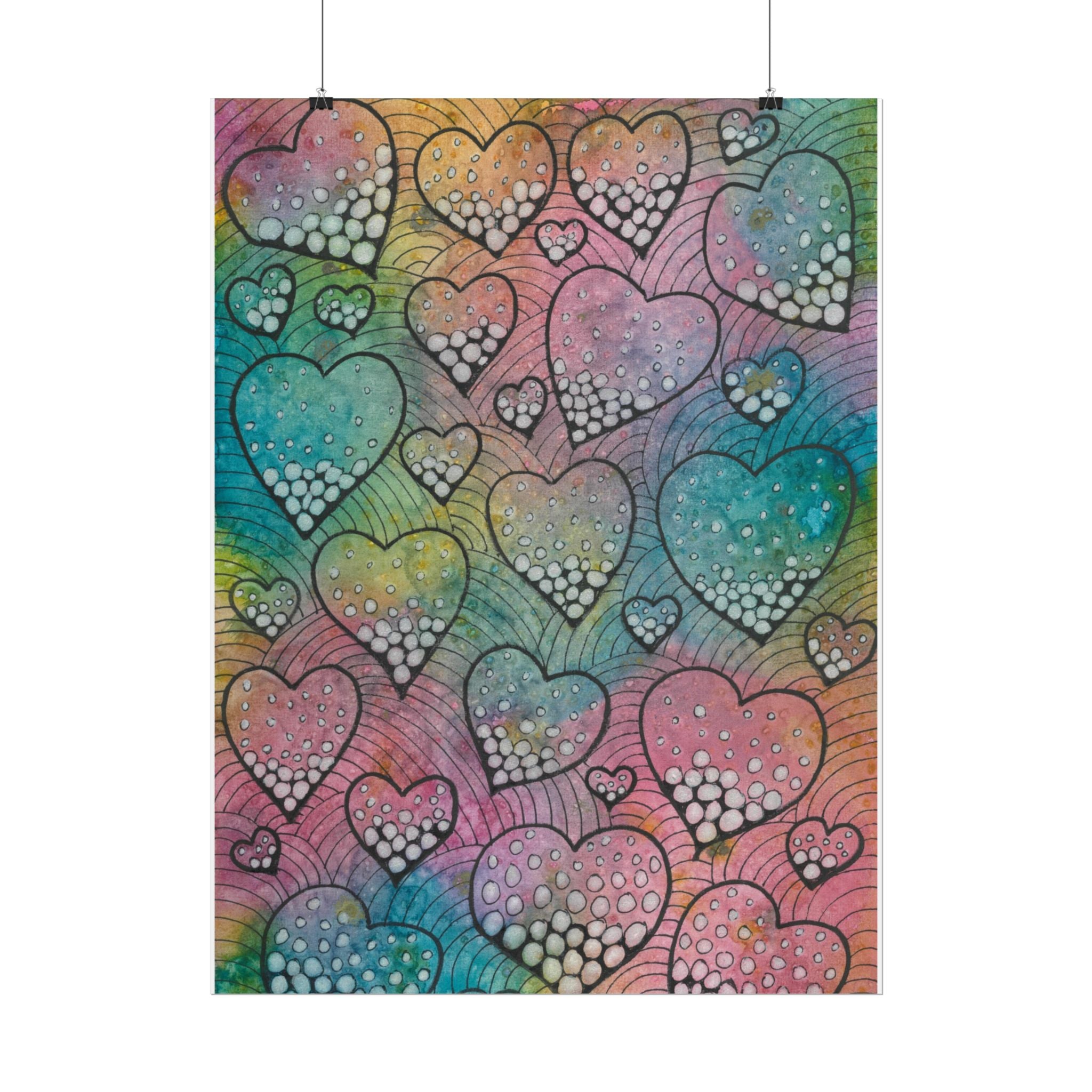 Large Colourful Wall Art, Posters & Prints, For Office, Bedroom or Living Room, or Special Gift #97 What's Love Got To Do With It?