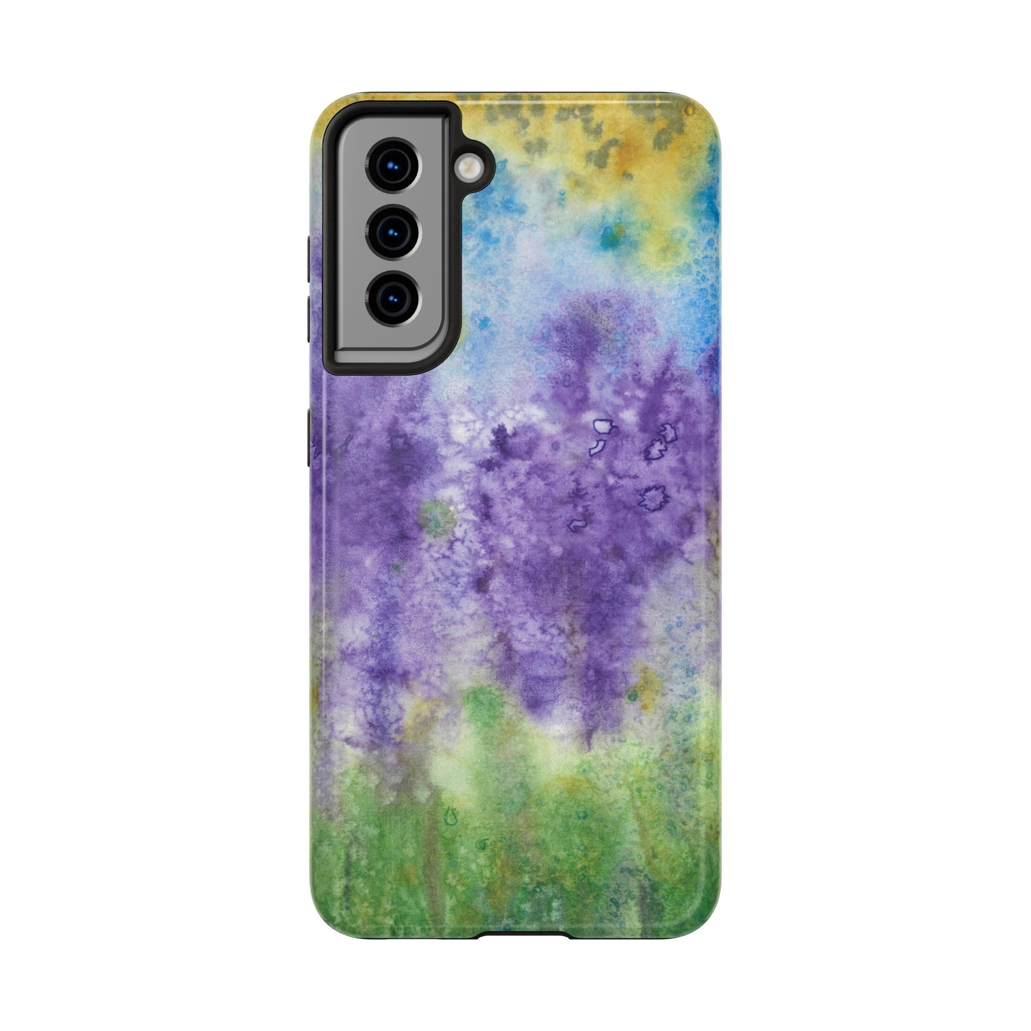 Tough Phone Case - All iPhones and Samsung Galaxys - Exciting Abstract Design #74 Lavender Fields