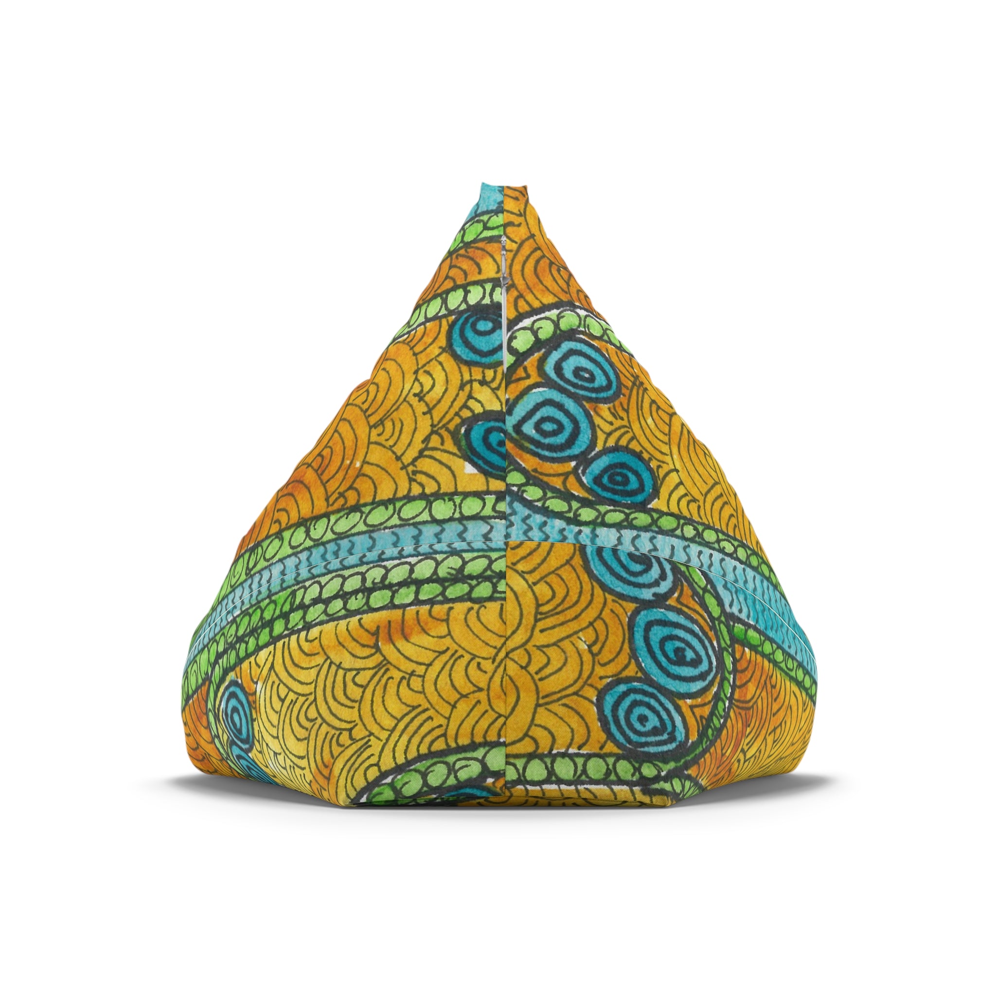 Bean Bag Chair Covers For Indoor & Outdoor - 2 Sizes - Exciting Abstract Design #87 Belgrade Impressions - Serbia