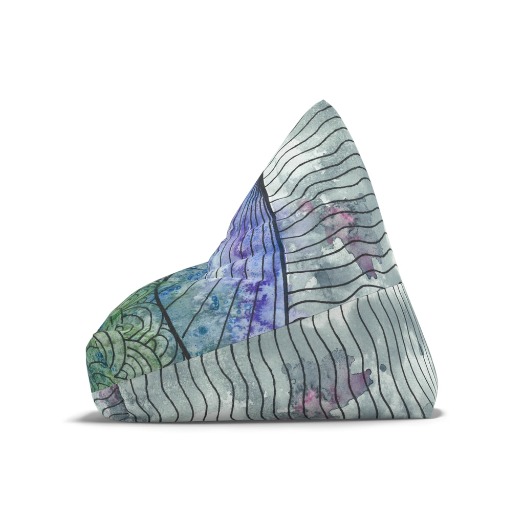 Bean Bag Chair Covers For Indoor & Outdoor - 2 Sizes - Exciting Abstract Design #90 Rtanj Pyramid