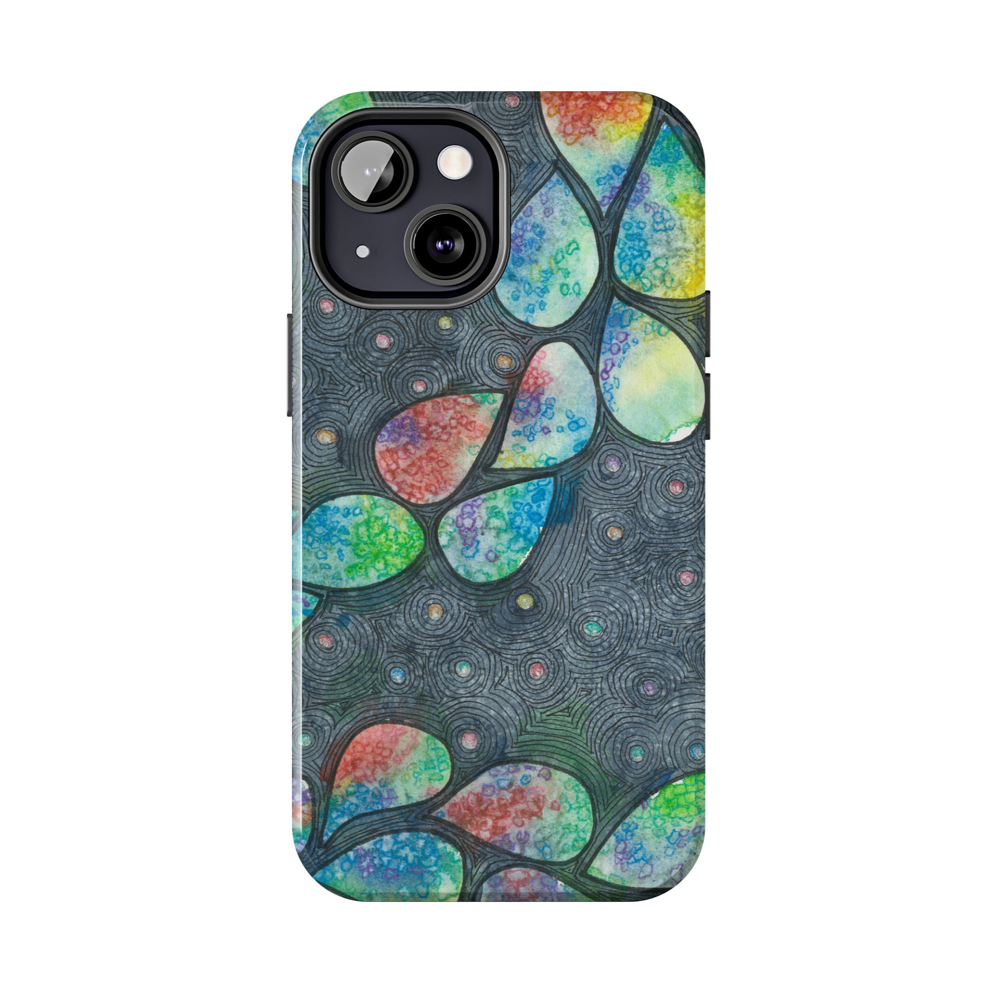 Tough Phone Case - All iPhones and Samsung Galaxys - Exciting Abstract Design #30 Give Us A Minute