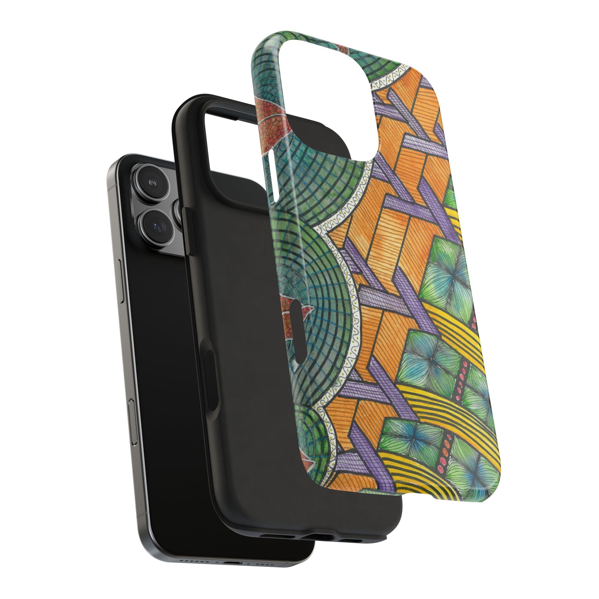 Tough Phone Case - All iPhones and Samsung Galaxys - Exciting Abstract Design #31 T'Eye Land