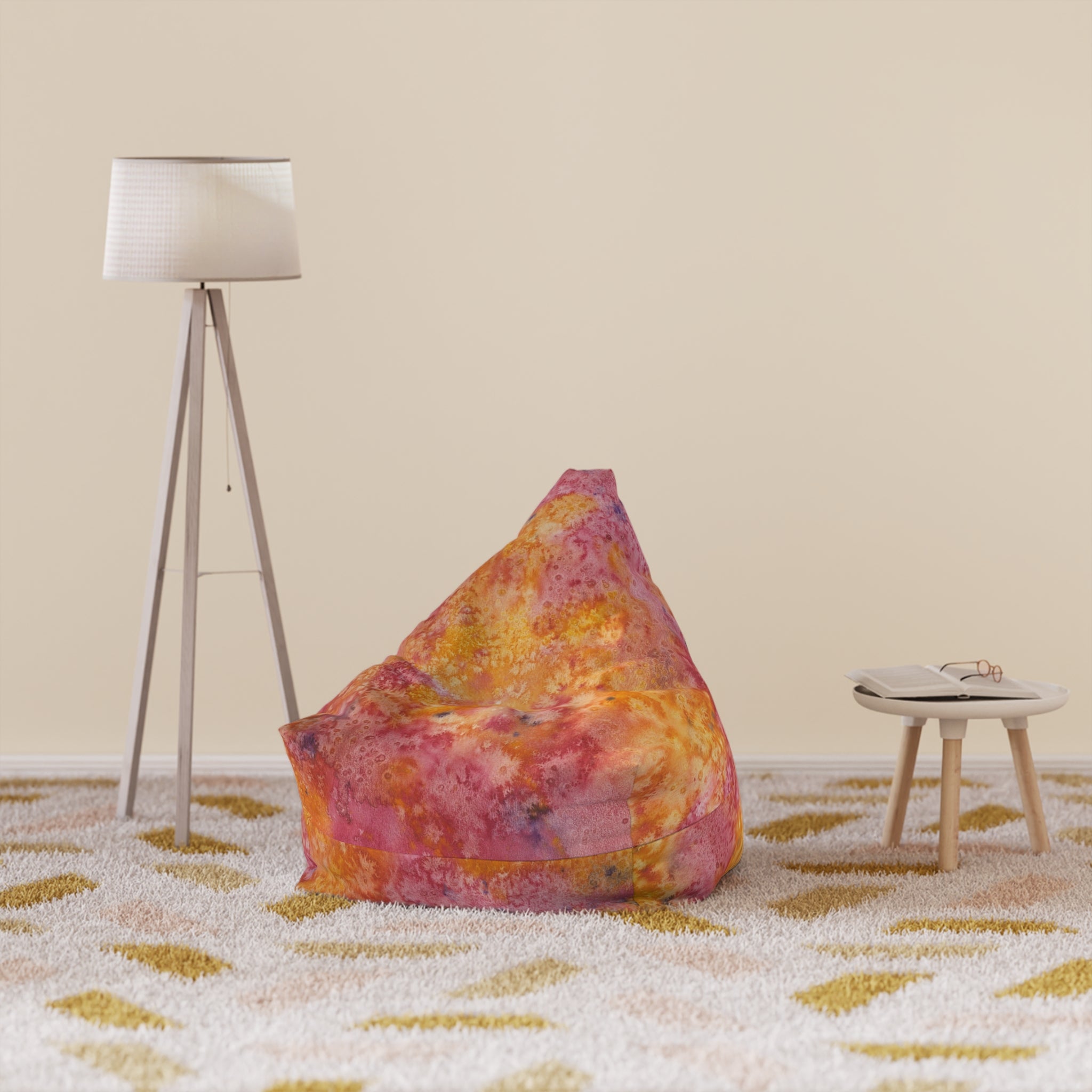Bean Bag Chair Covers For Indoor & Outdoor - 2 Sizes - Exciting Abstract Design #54 Heaven Can Wait