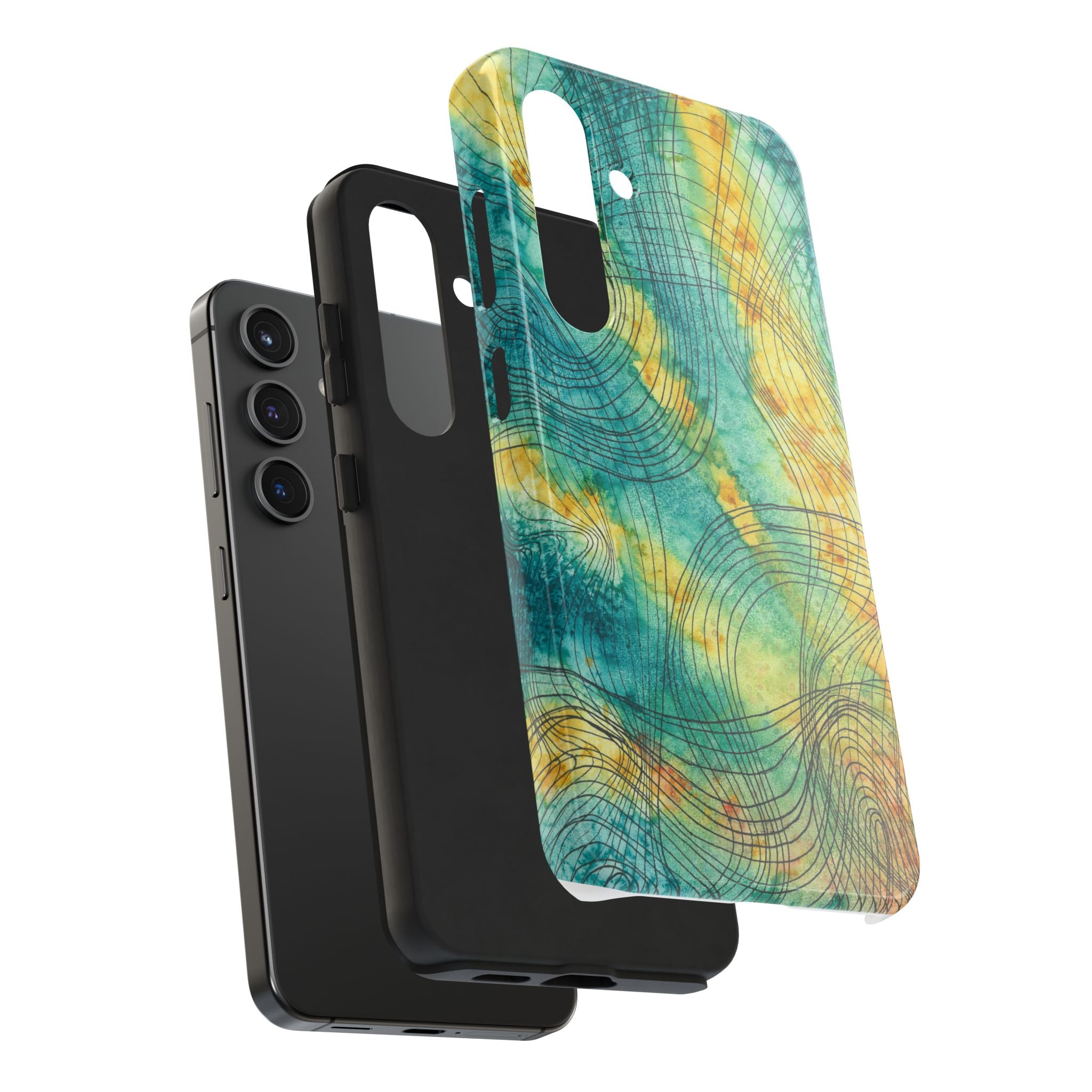 Tough Phone Case - All iPhones and Samsung Galaxys - Exciting Abstract Design #81 The Only Way Is Up