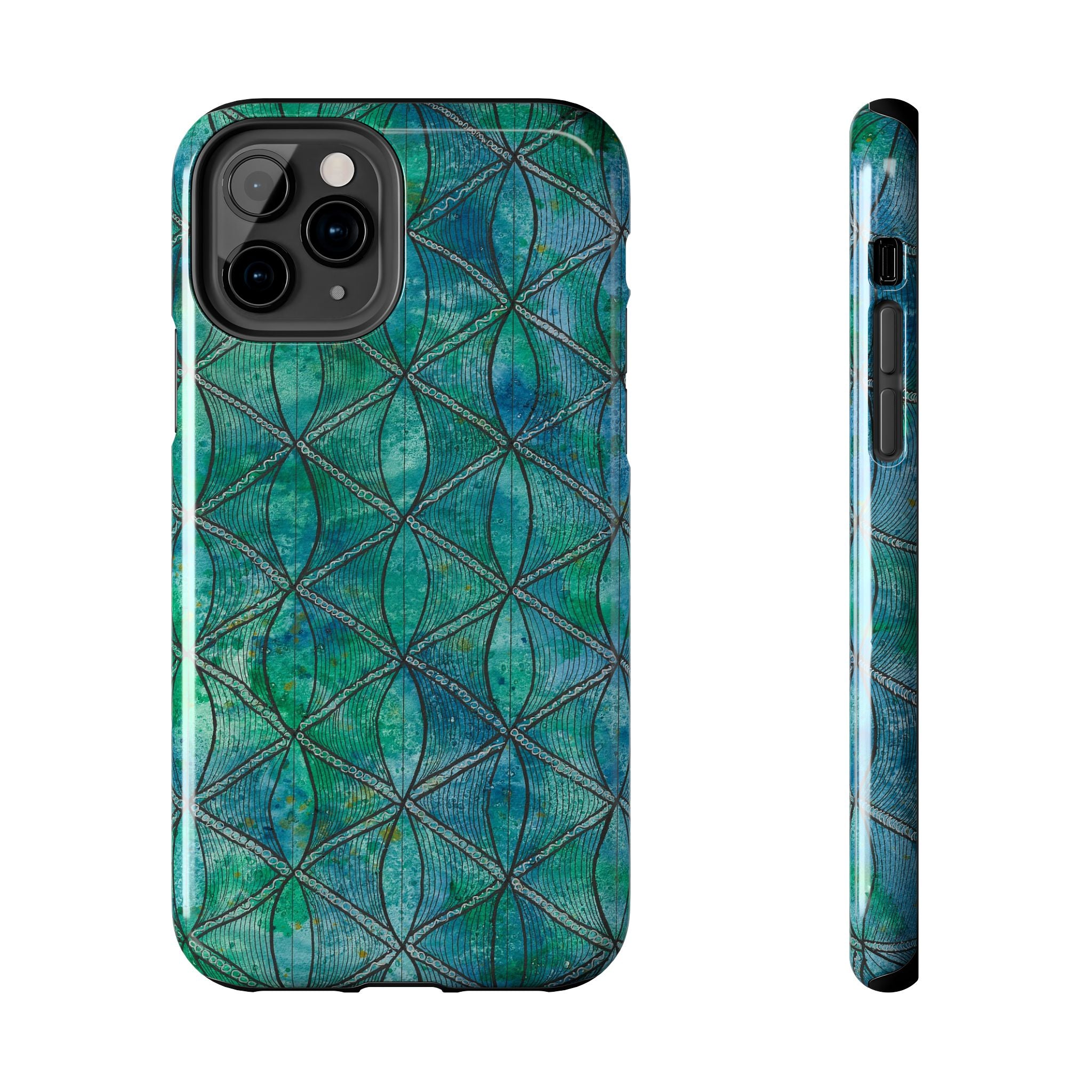 Tough Phone Case - All iPhones and Samsung Galaxys - Exciting Abstract Design #58 How's the Serenity