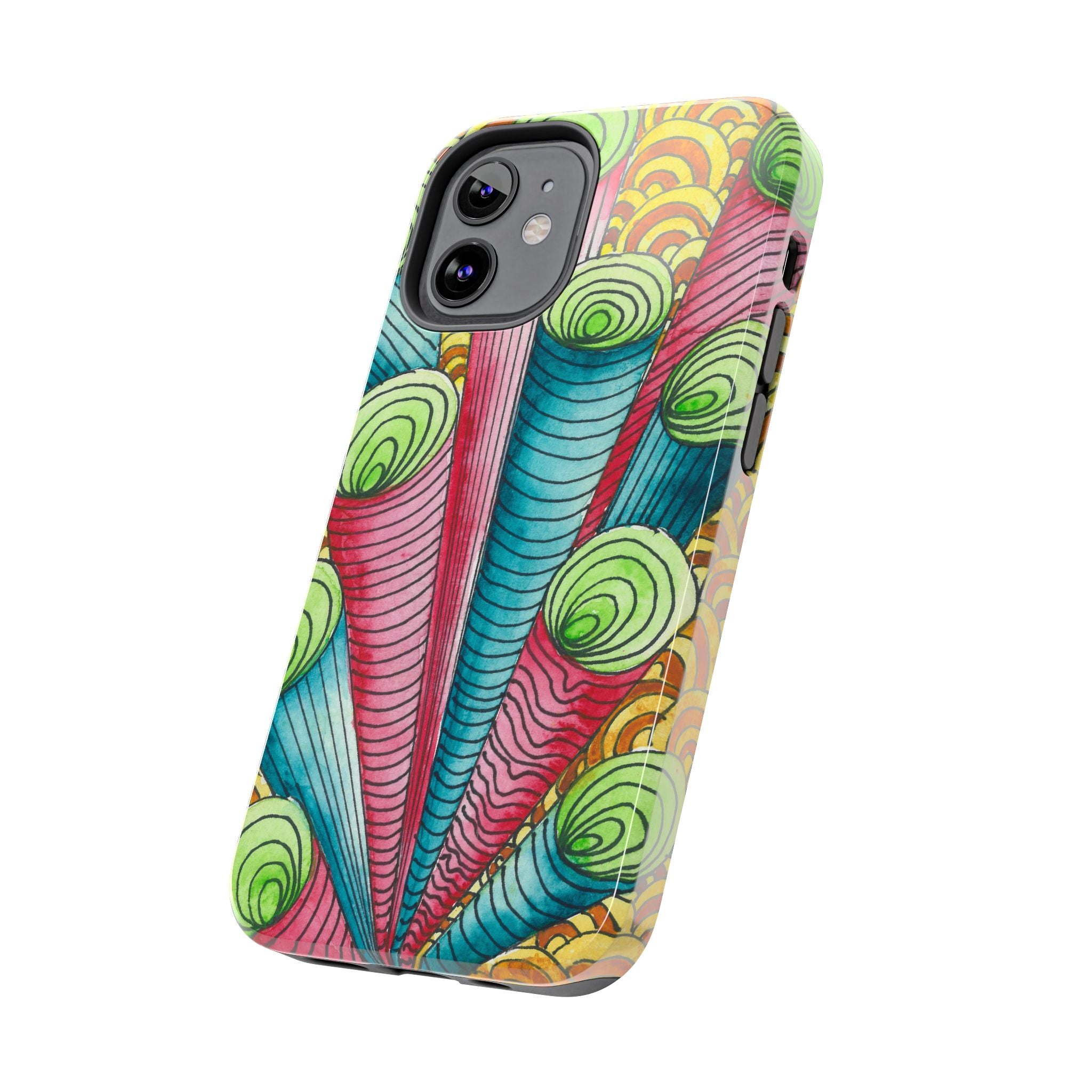 Tough Phone Case - All iPhones and Samsung Galaxys - Exciting Abstract Design #93 On A Mission