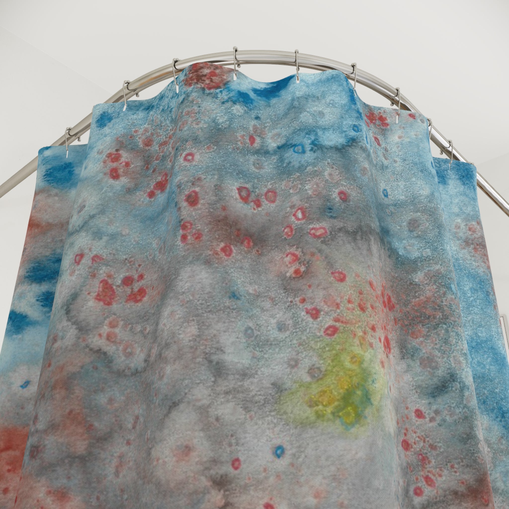 Beautiful Shower Curtains to Refresh Your Bathroom. Colourful Abstract Designs. Perfect For Your Bathroom or Special House-Warming Gift #53 The Reef