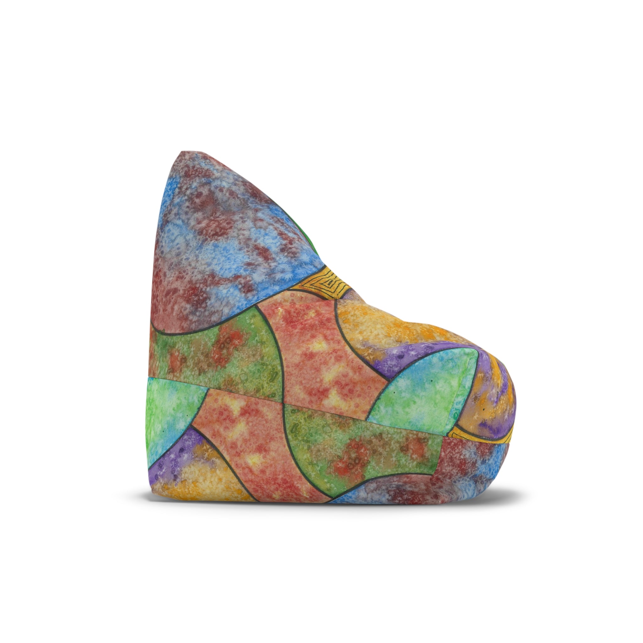 Bean Bag Chair Covers For Indoor & Outdoor - 2 Sizes - Exciting Abstract Design #61 Worlds Apart