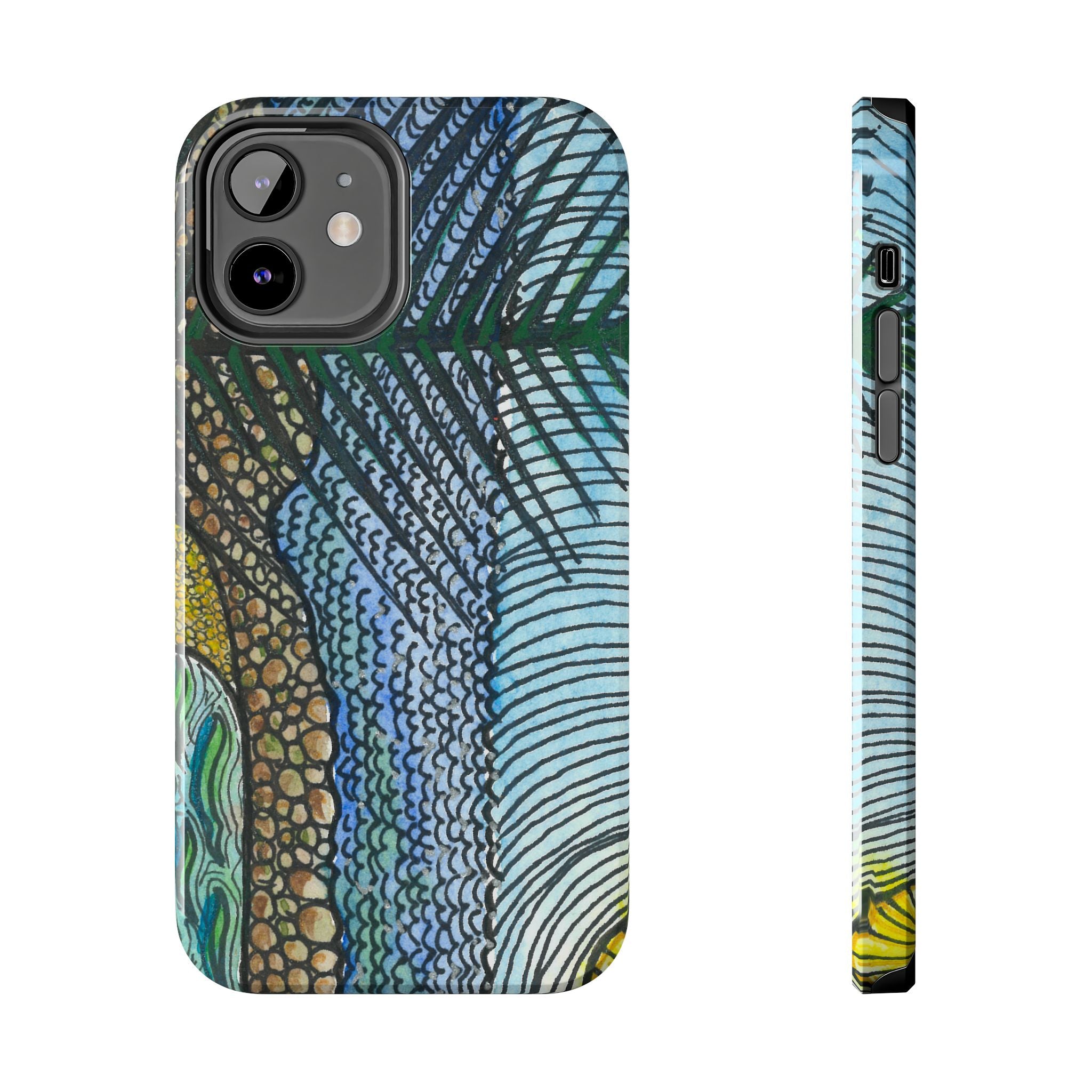 Tough Phone Case - All iPhones and Samsung Galaxys - Exciting Abstract Design #47 Cottesloe