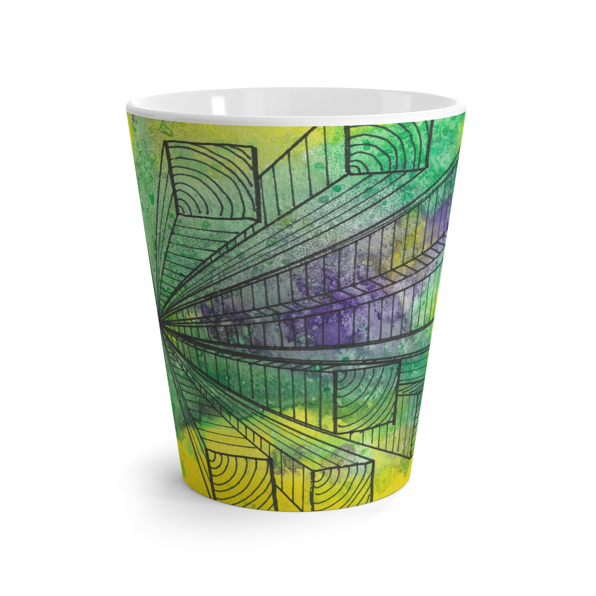 Coffee Mugs and Cups. Colourful Abstract Designs. Perfect for Home, Office or Special Gift #89 The Wayseers