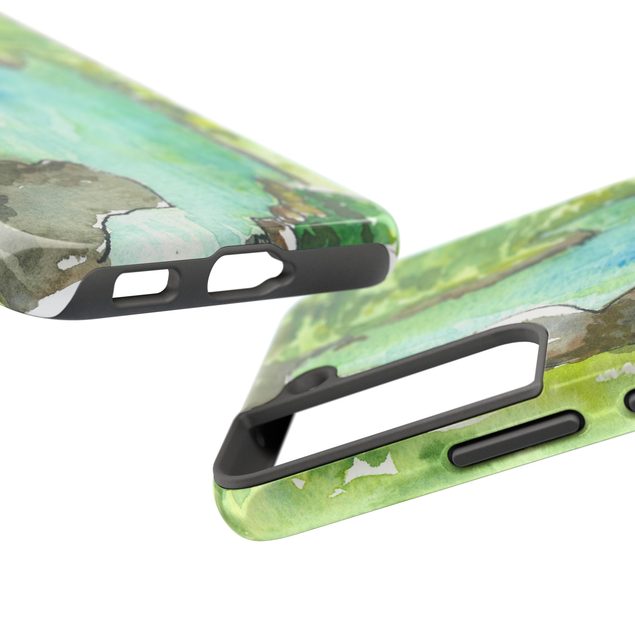 Tough Phone Case - All iPhones and Samsung Galaxys - Exciting Abstract Design #88 Tara River - Montenegro
