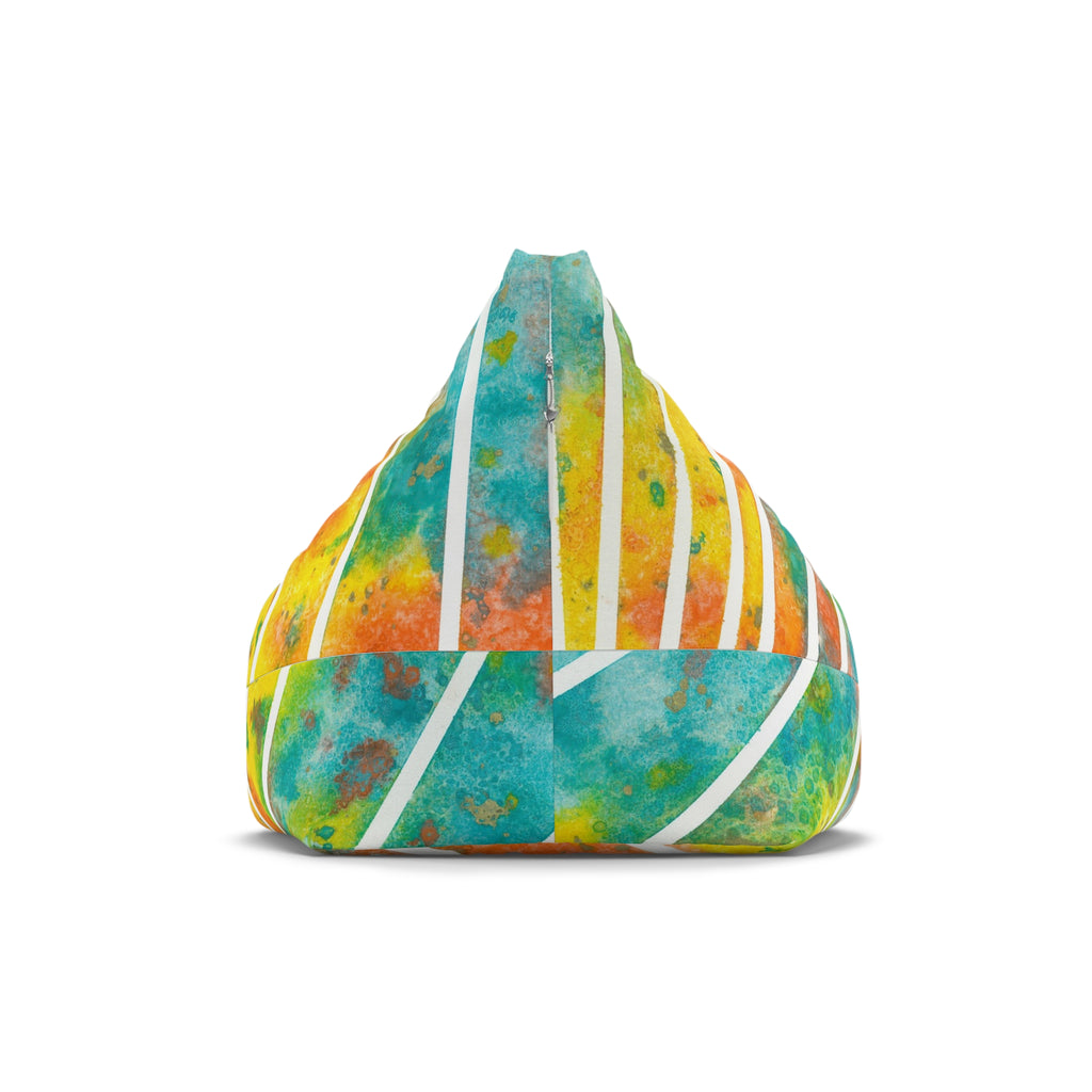 Bean Bag Chair Covers For Indoor & Outdoor - 2 Sizes - Exciting Abstract Design #101 Your Energy Radiates