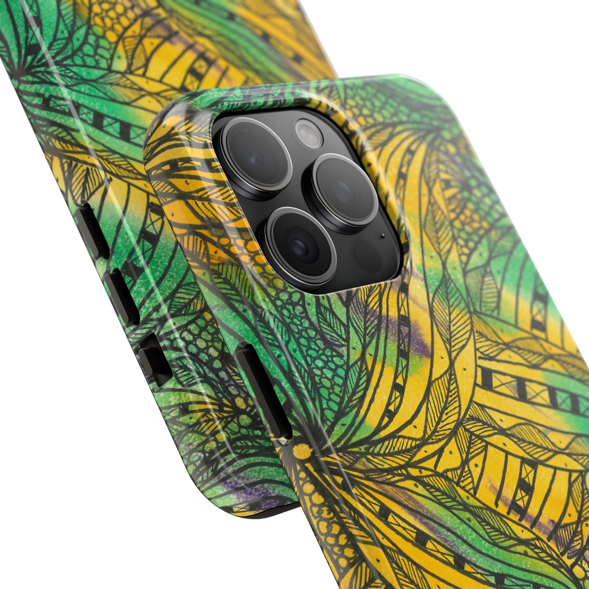 Tough Phone Case - All iPhones and Samsung Galaxys - Exciting Abstract Design #37 Shubbery!