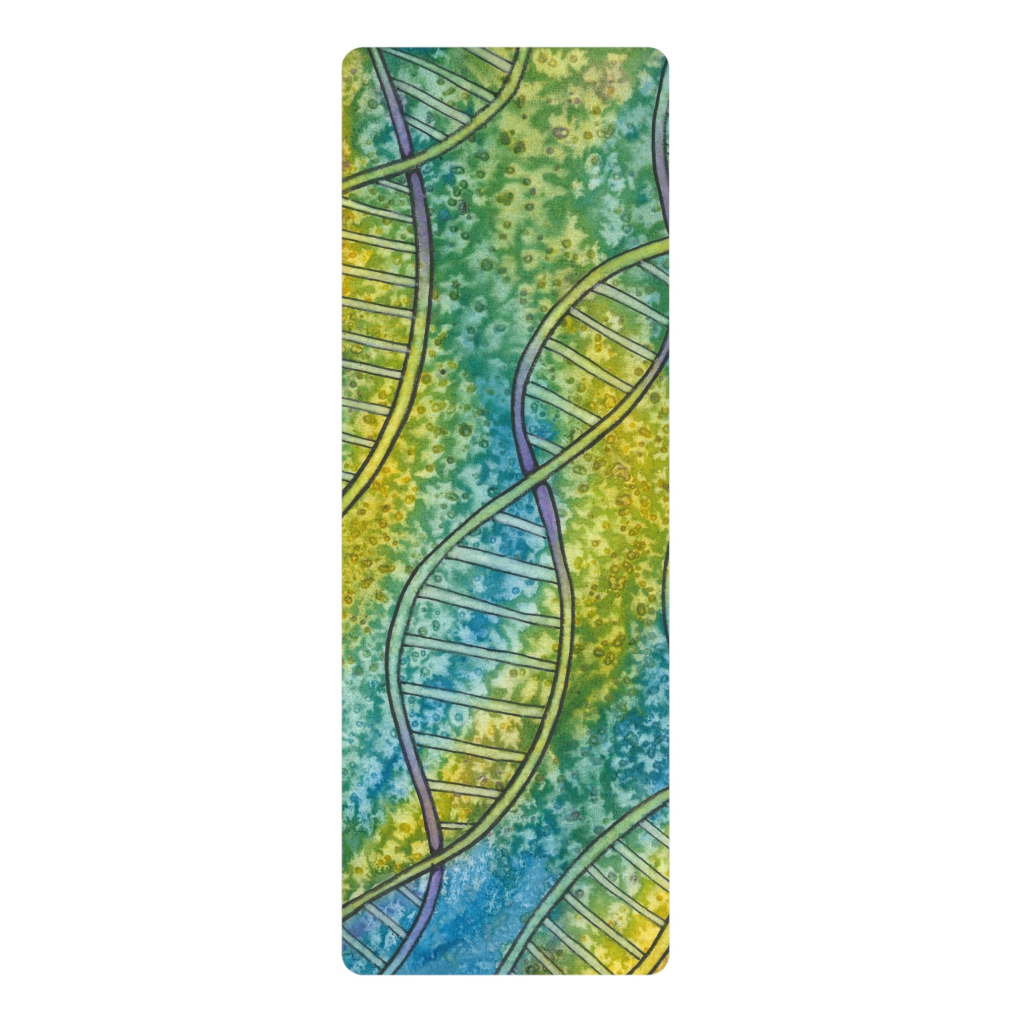 Yoga Mats and Gym Mats. Colourful Abstract Designs. Perfect for Home, Yoga or Gym Class, or a Special Gift #99 Crop Of DNA