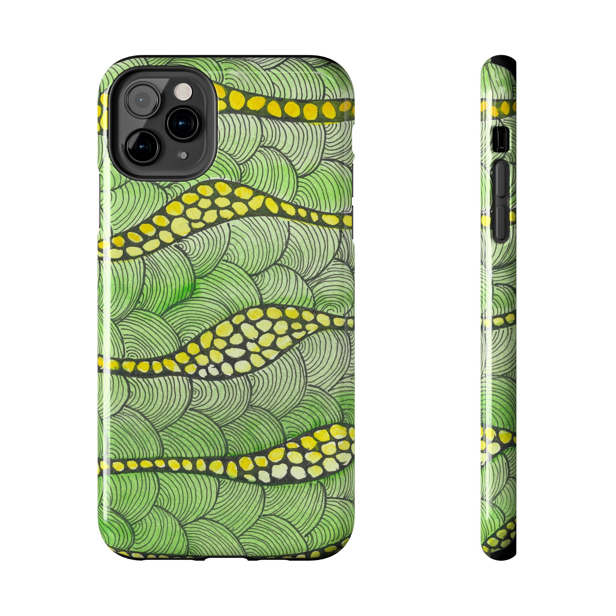 Tough Phone Case - All iPhones and Samsung Galaxys - Exciting Abstract Design #13 Watcha Thinking